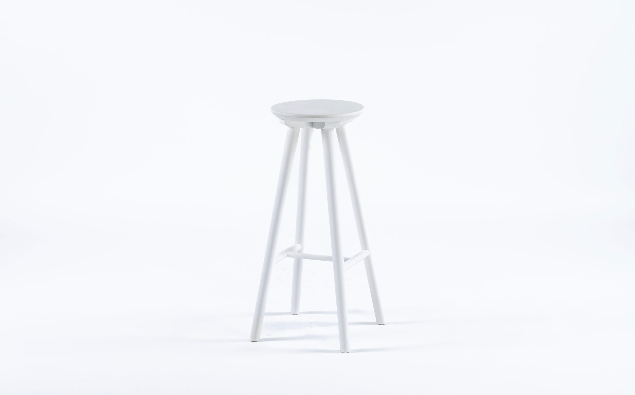 Dorf high stool -Beech White - DD-006-display