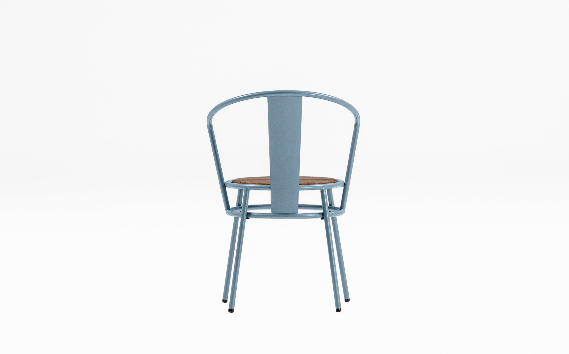 Offset Outdoor garden chair - Chinese - Blue grey