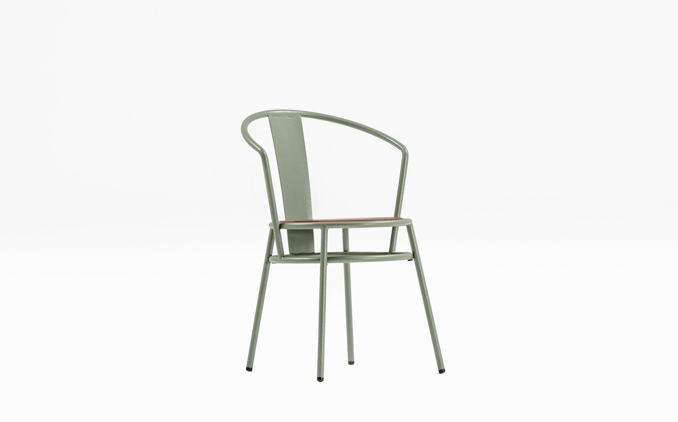 Offset Outdoor garden chair - Chinese - Green grey