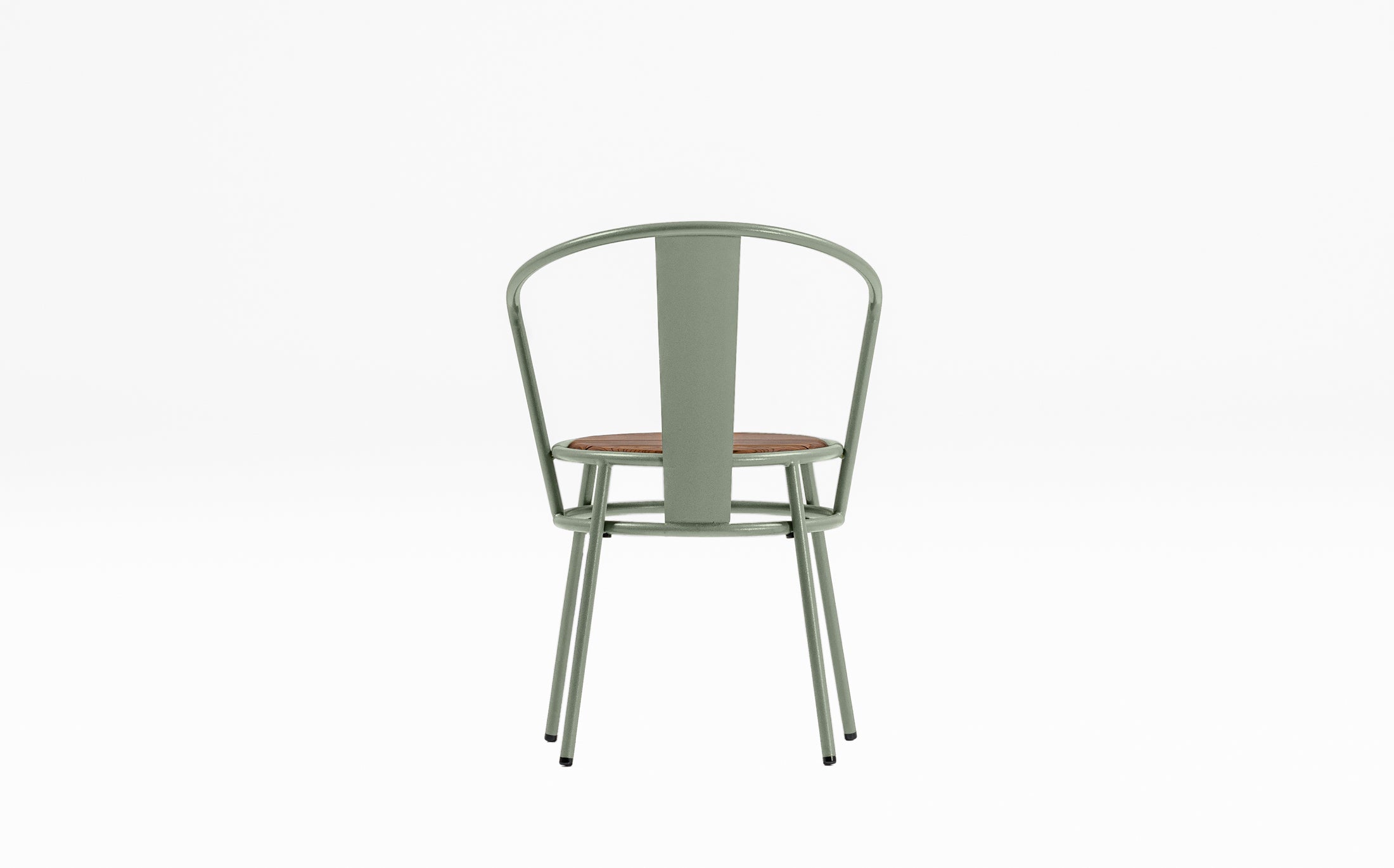 Offset Outdoor garden chair - Chinese - Green grey