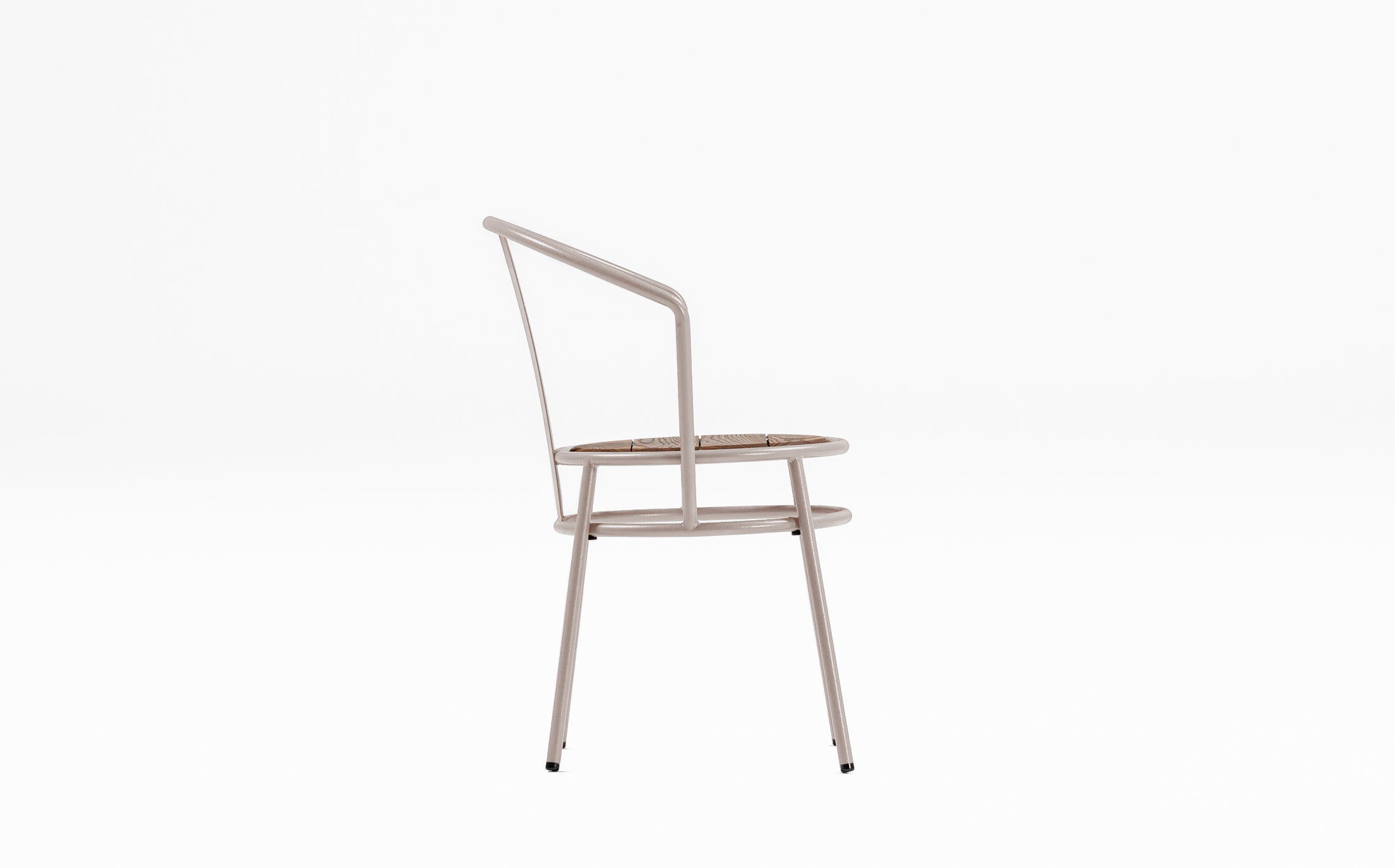 Offset Outdoor garden chair - Chinese - Light brown