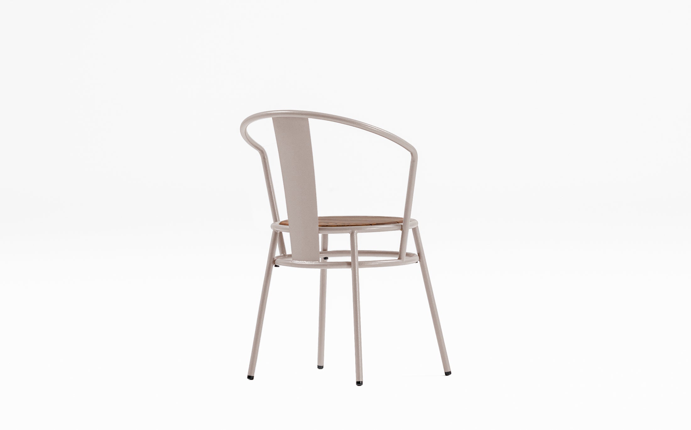 Offset Outdoor garden chair - Chinese - Light brown