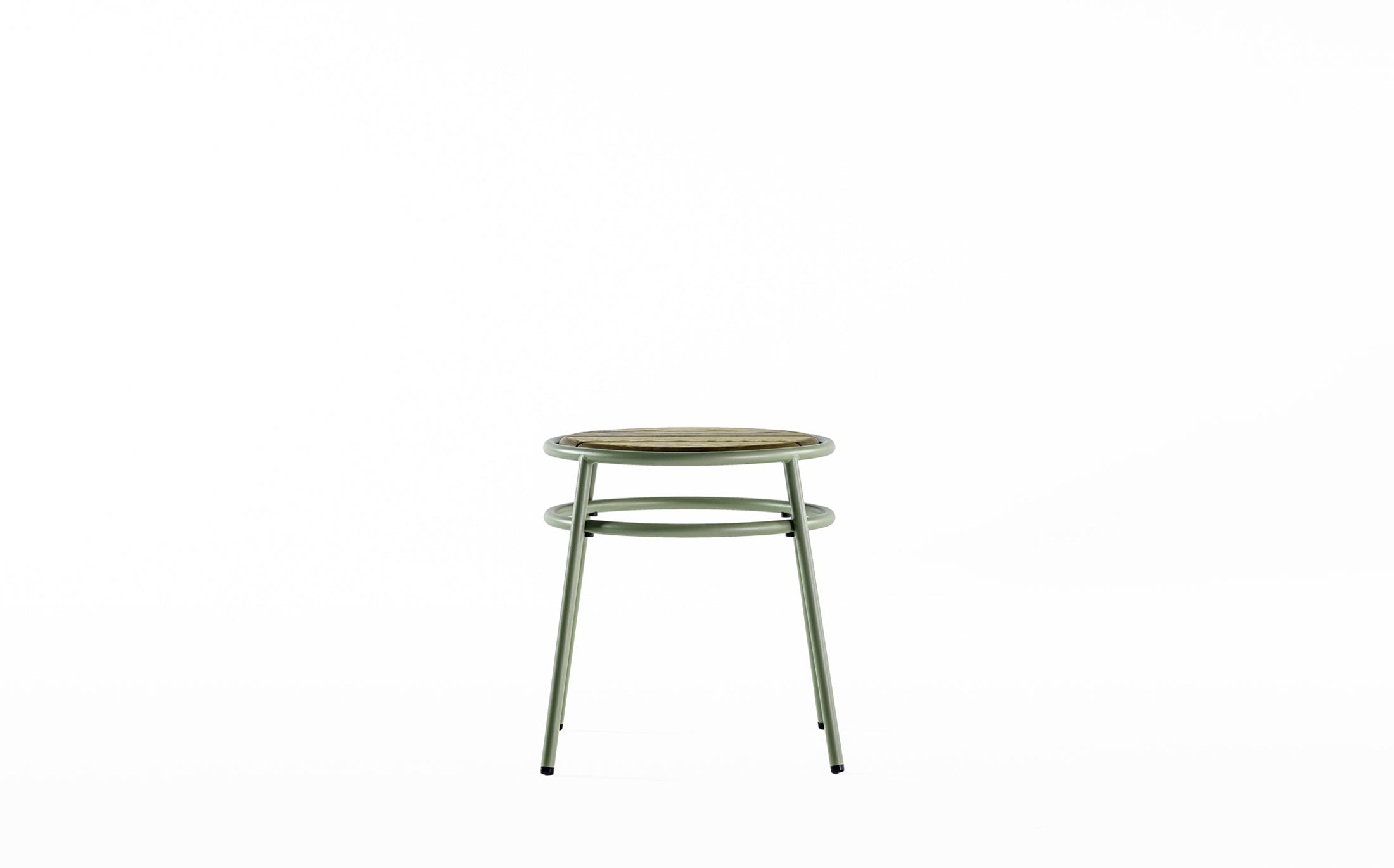 Offset Outdoor Gardenstool - Green grey