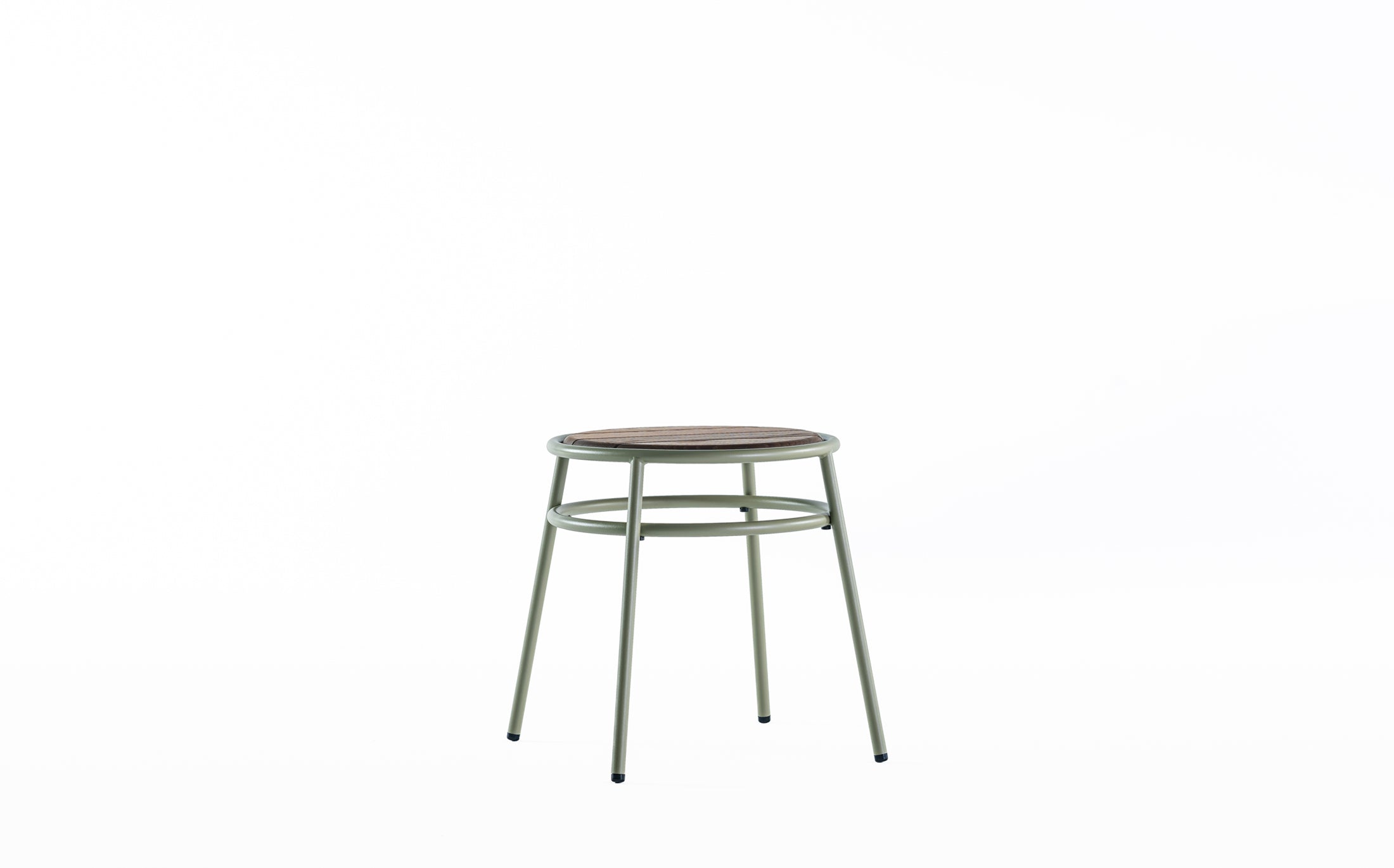 Offset Outdoor Gardenstool - Green grey