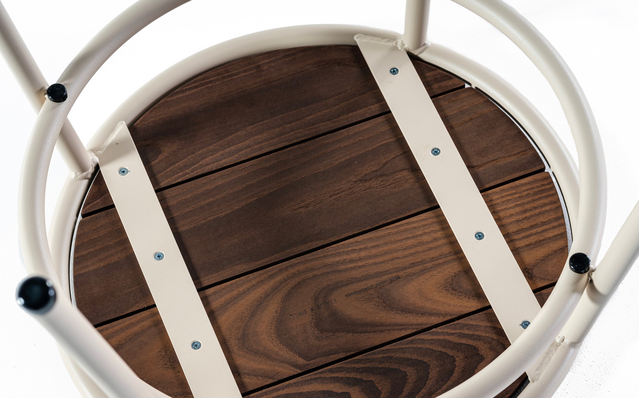 Offset Outdoor Gardenstool - Light brown