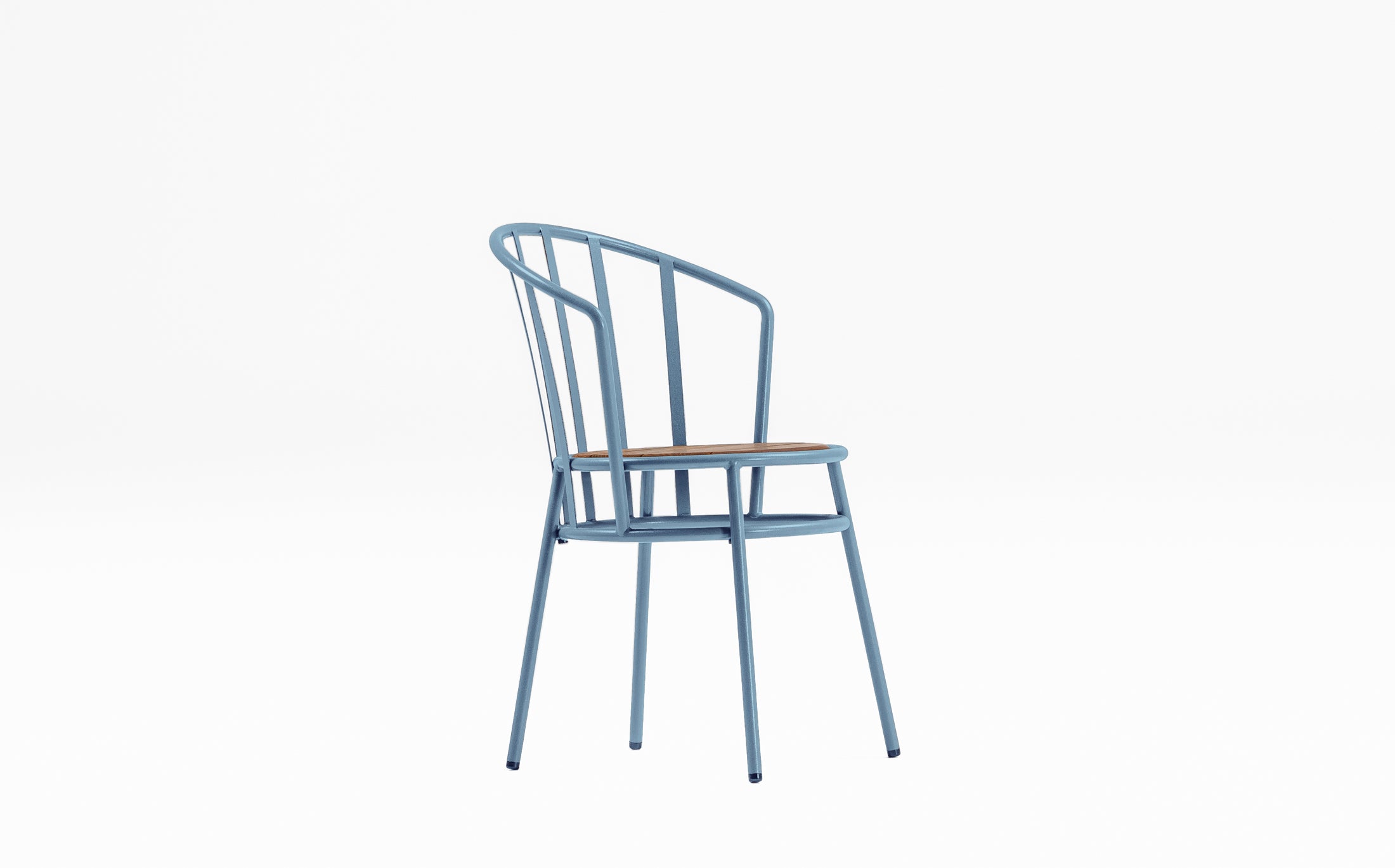 Offset Outdoor garden chair - Windsor - Blue grey