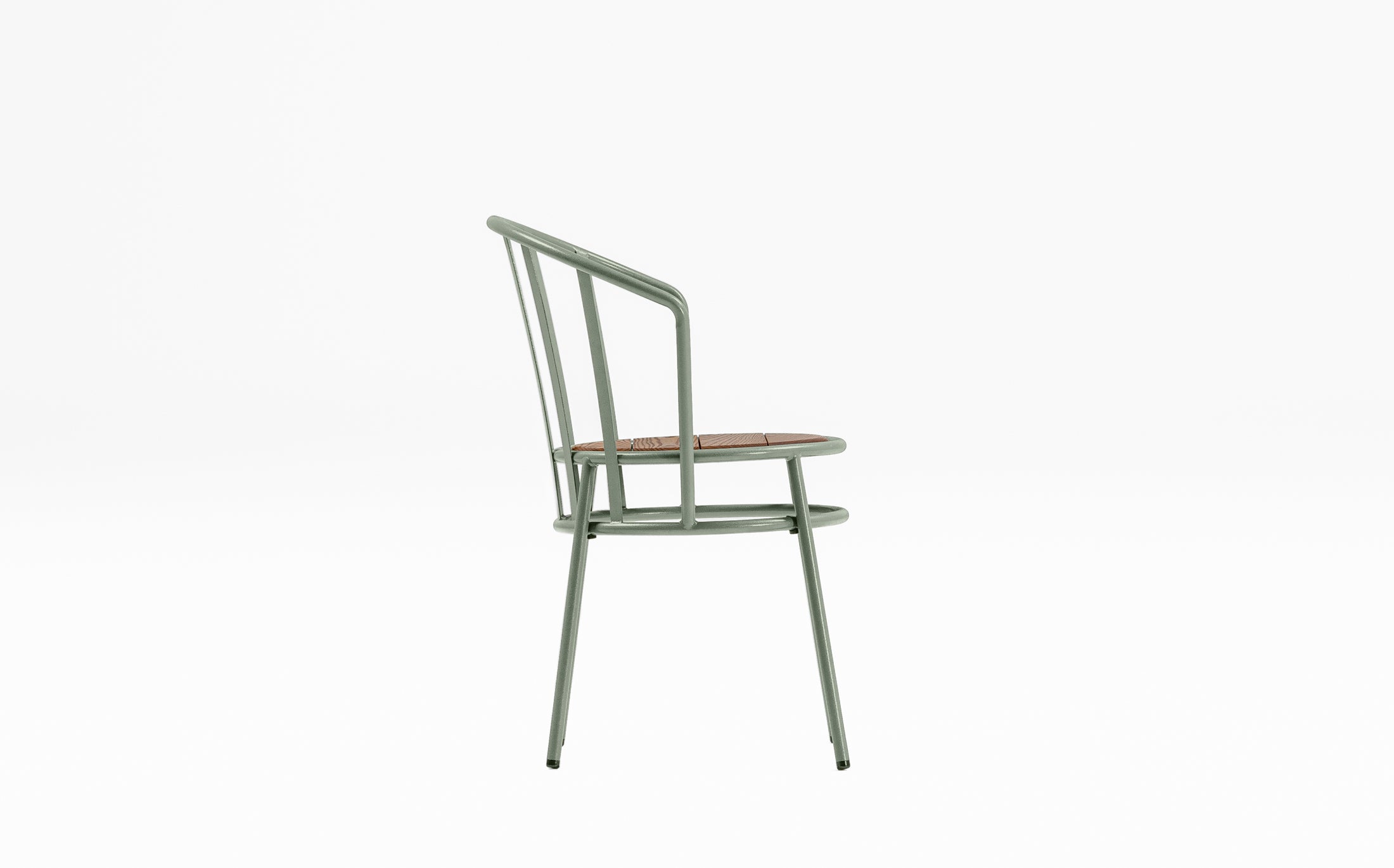 Offset Outdoor garden chair - Windsor - Green grey