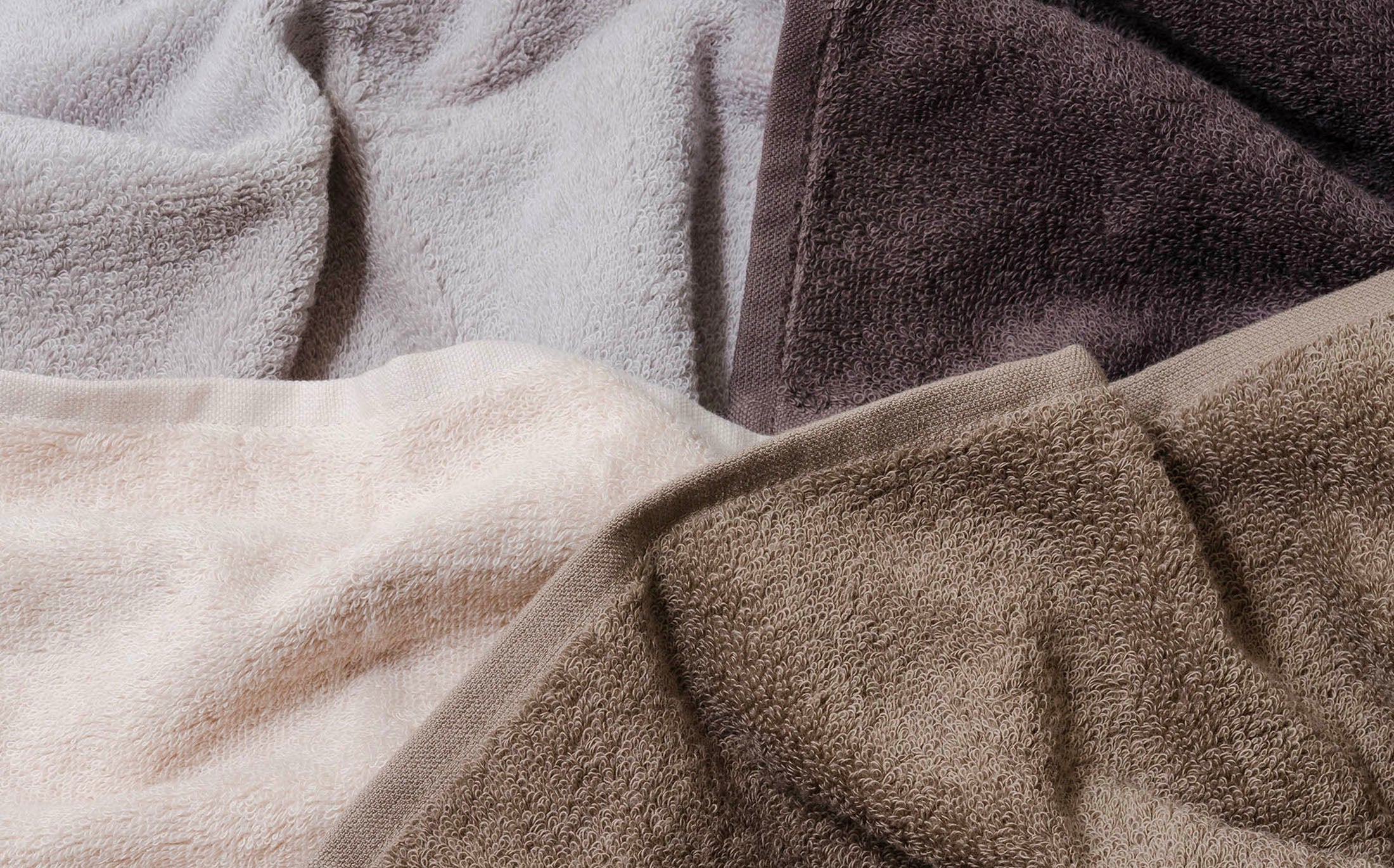 Cotton Color Towel - Khaki Grey