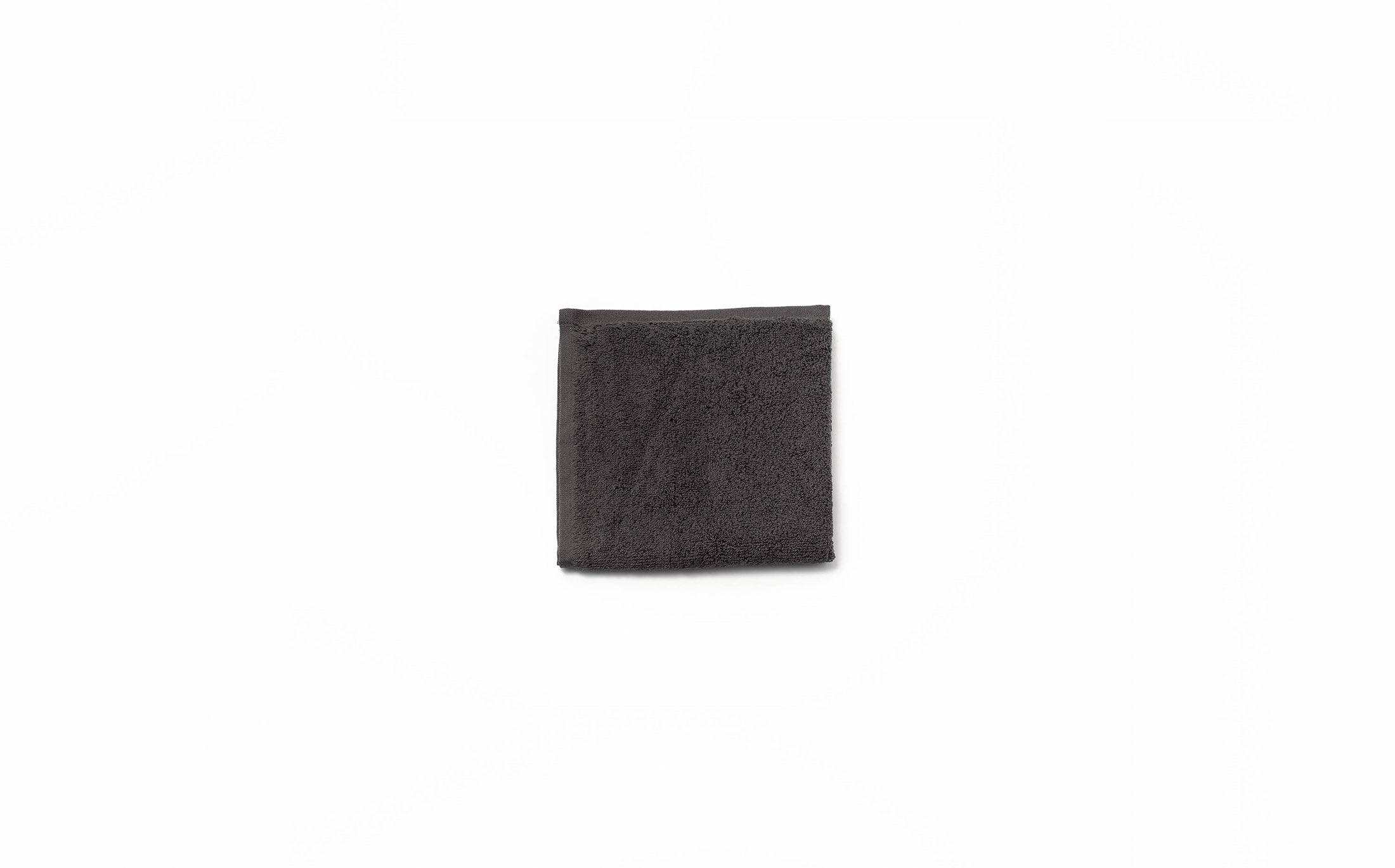 Cotton Color Towel - Black - Guest Towel