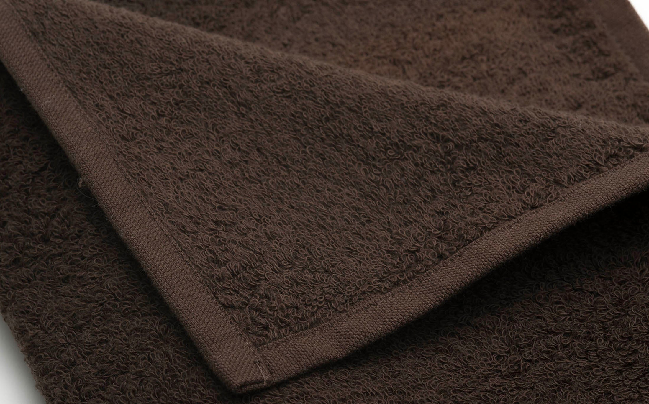 Cotton Color Towel - Brown