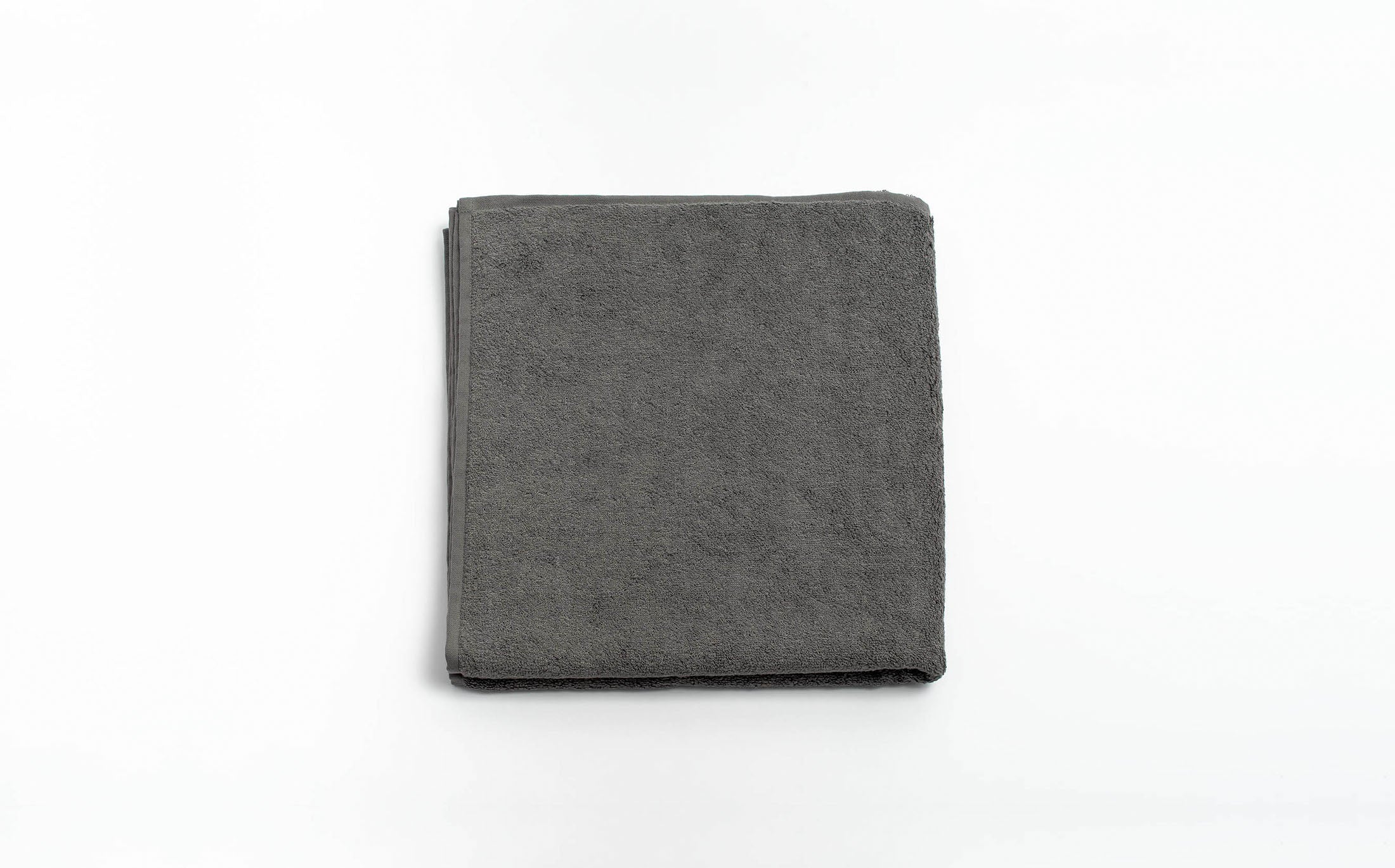 Cotton Color Towel - Dark Grey Bath Towel