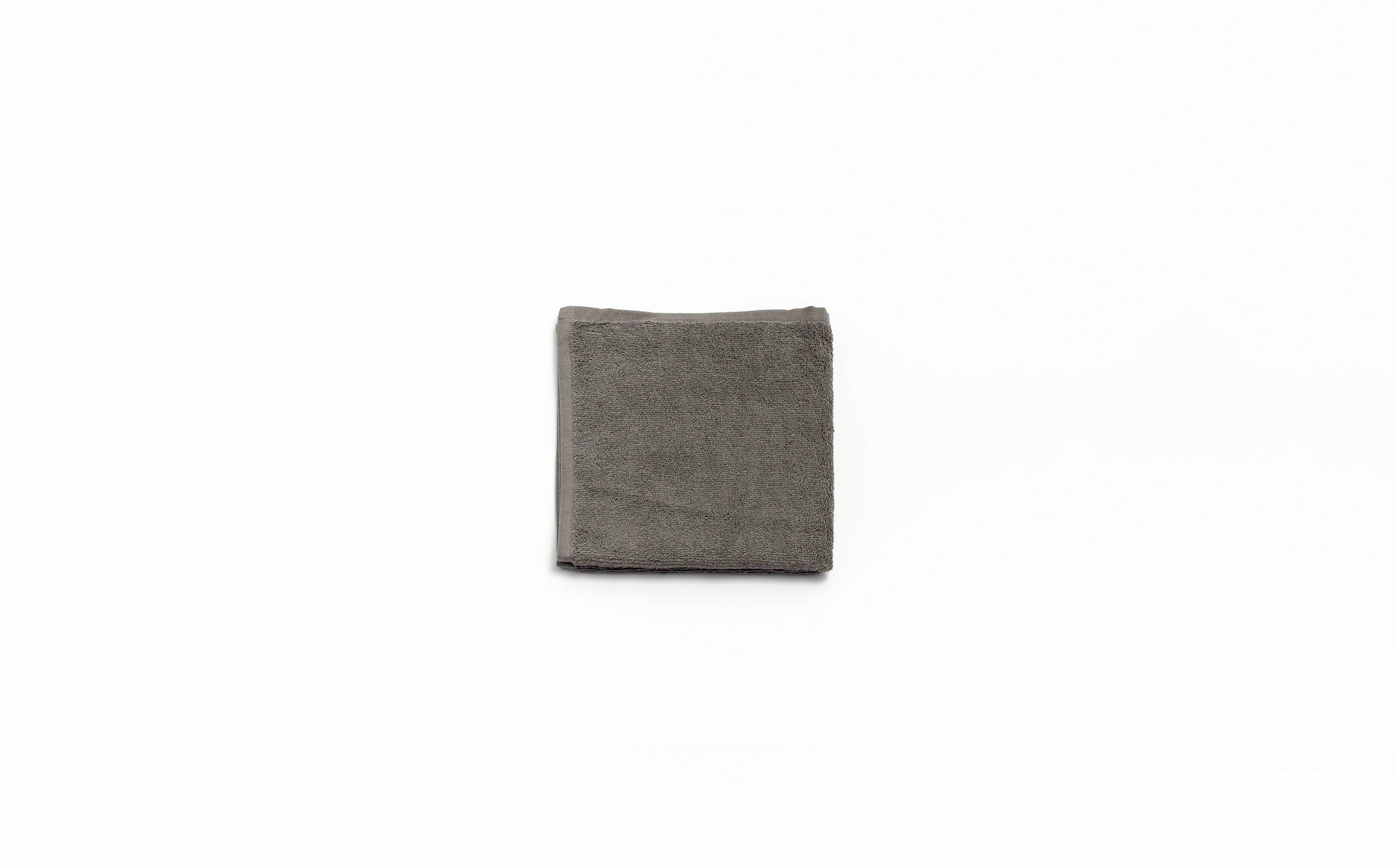 Cotton Color Towel - Dark Grey Guest Towel