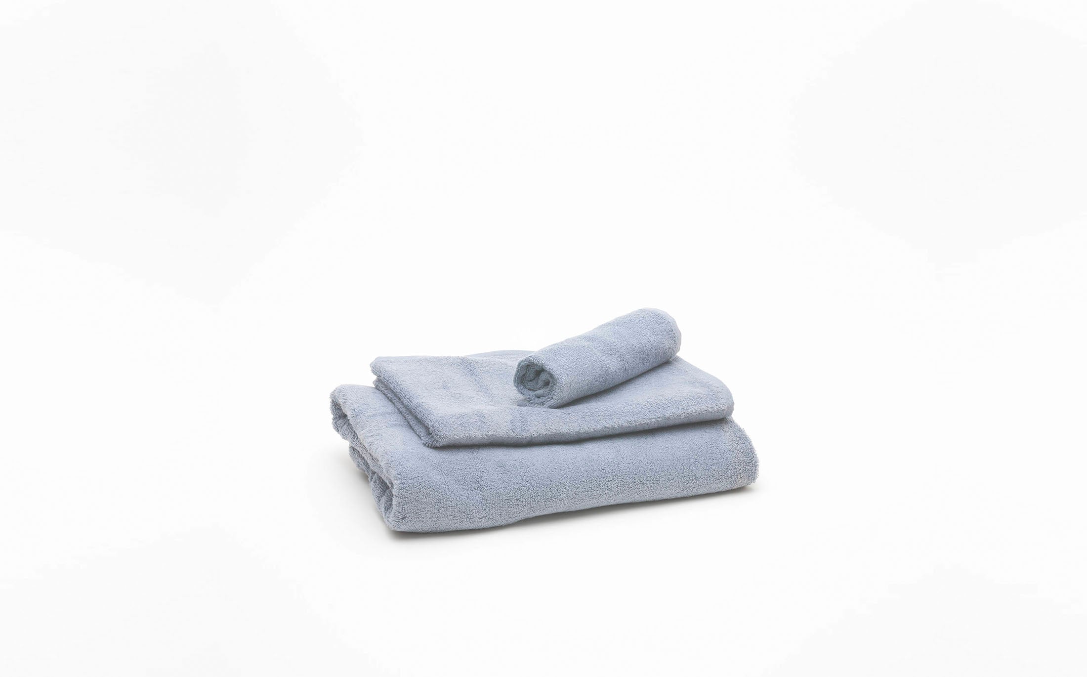 Cotton Color Towel - Greyish Blue