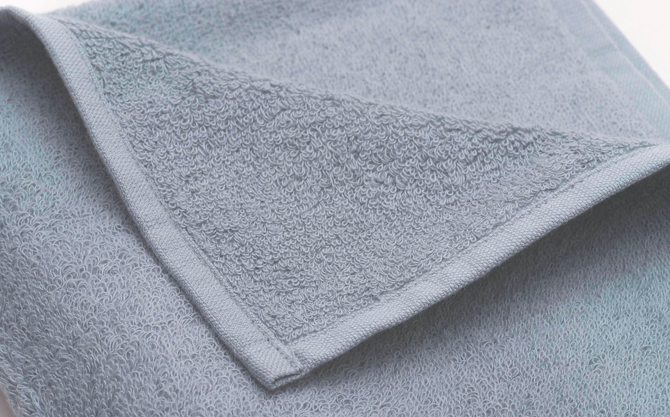 Cotton Color Towel - Greyish Blue