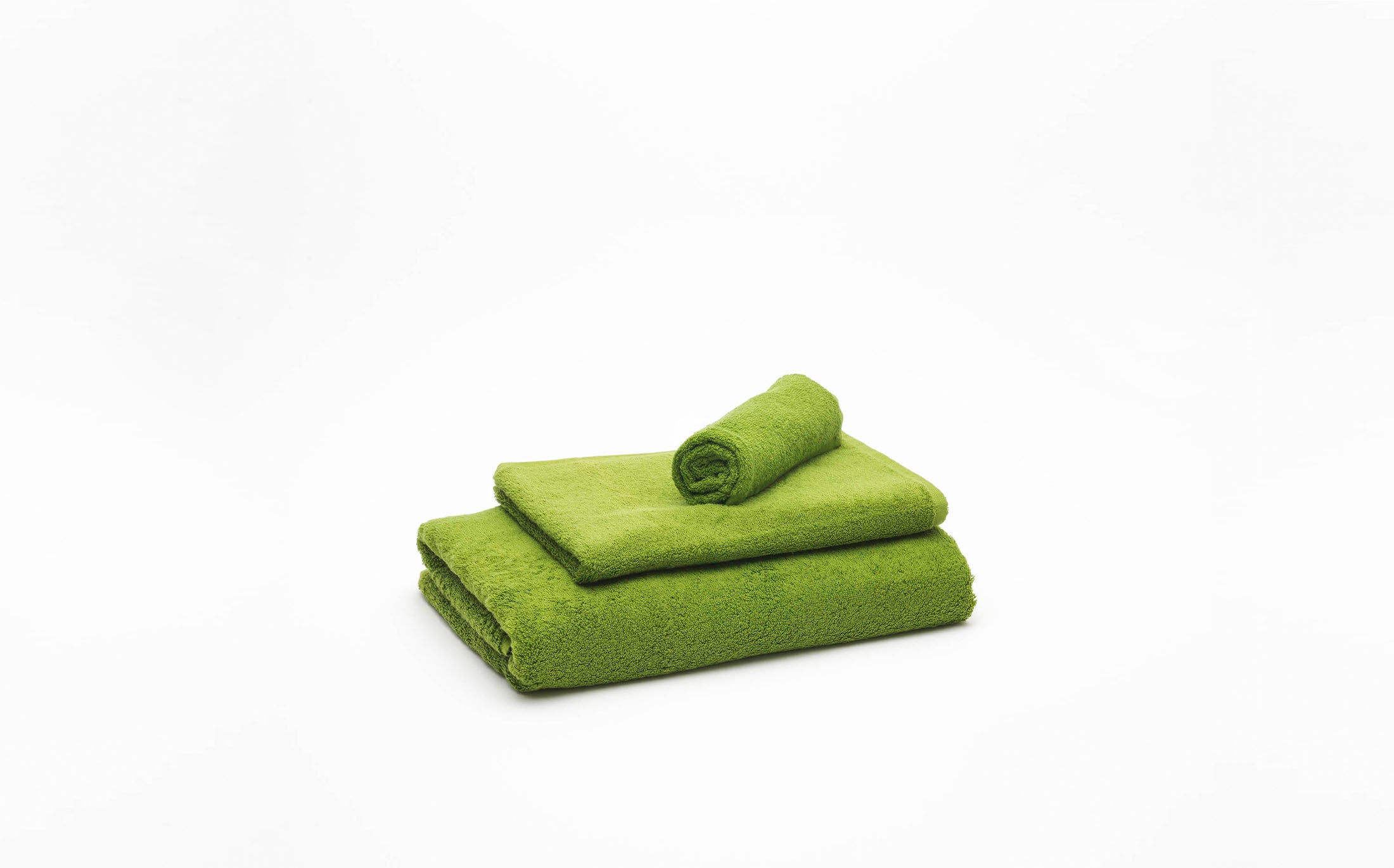 Cotton Color Towel - Green