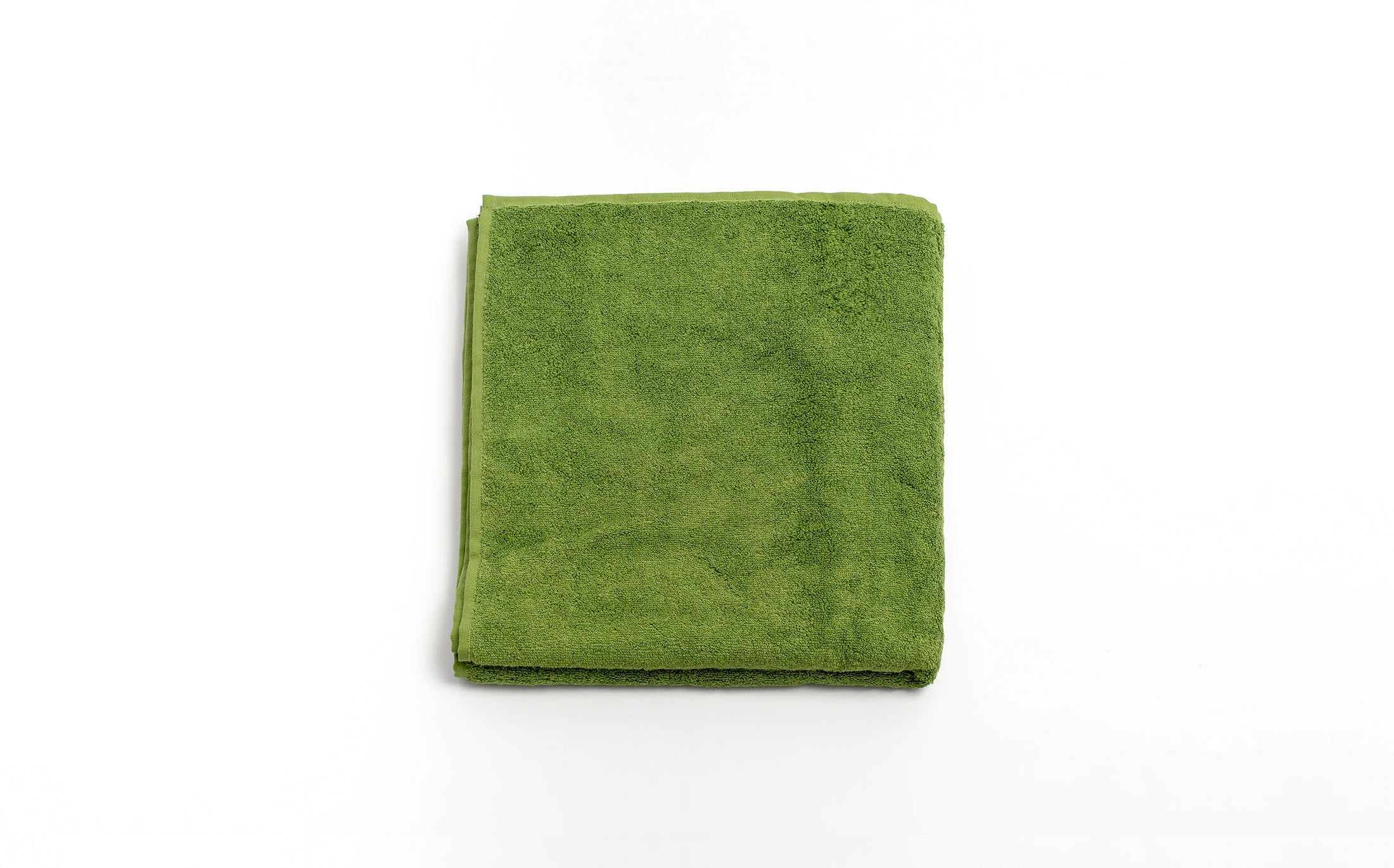 Cotton Color Towel - Green Bath Towel