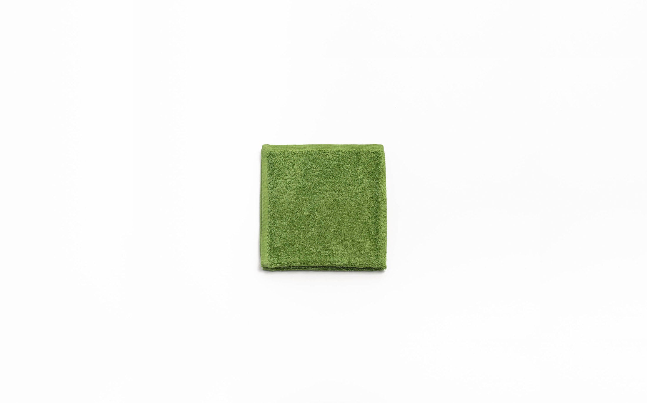 Cotton Color Towel - Green Guest Towel
