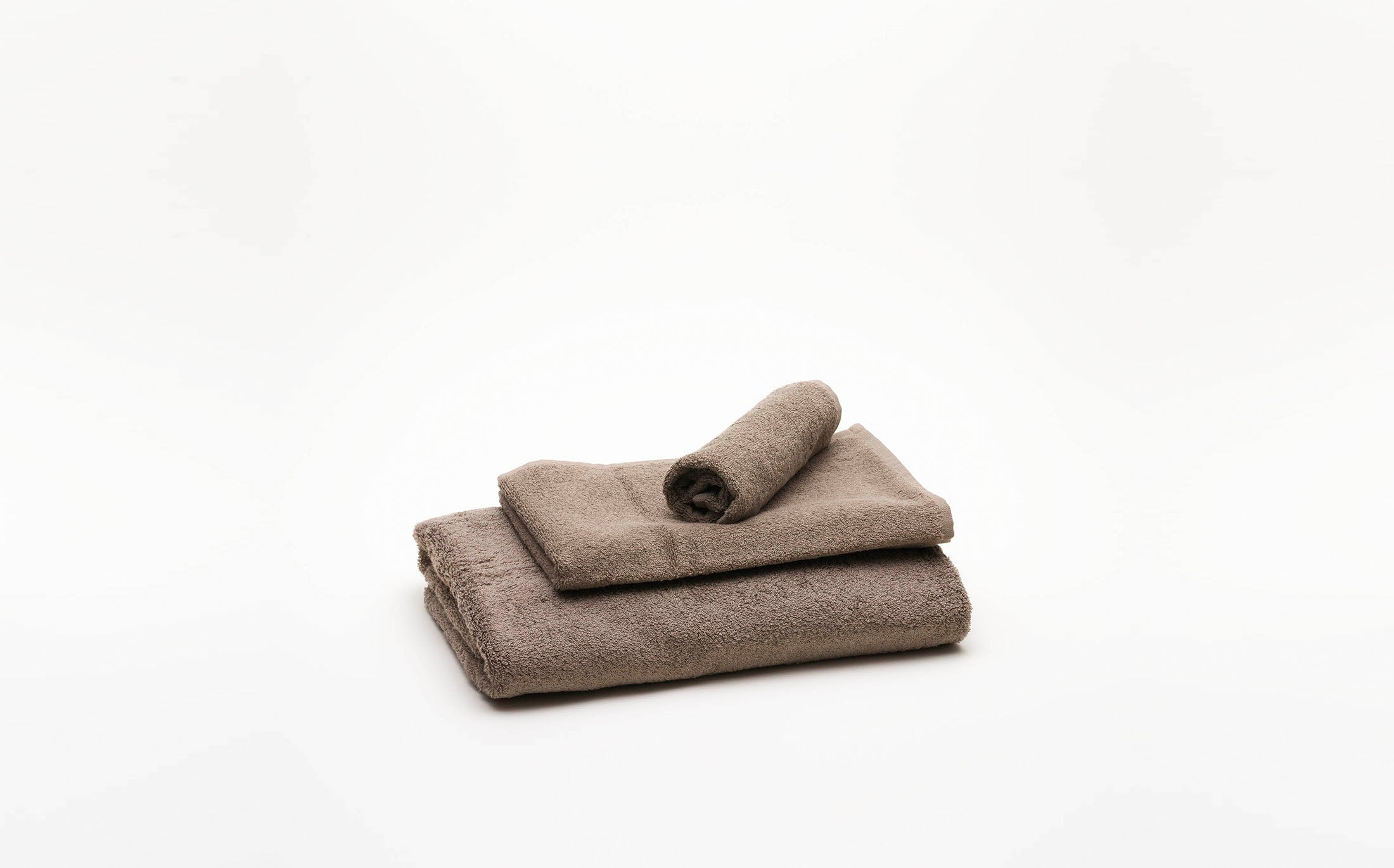 Cotton Color Towel - Khaki Grey