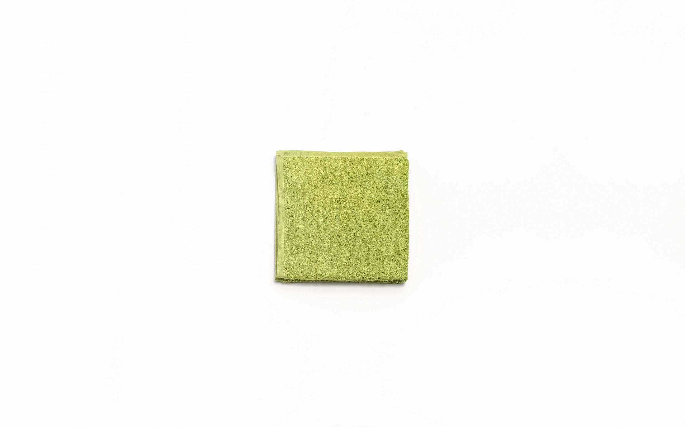 Cotton Color Towel - Light Green Guest Towel