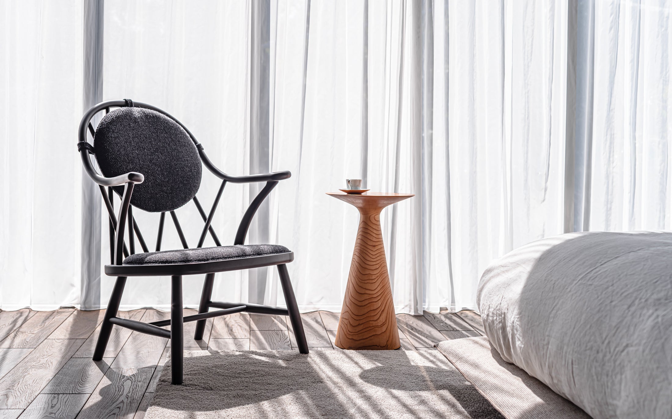 Diamond back chair - CHARCOAL GREY