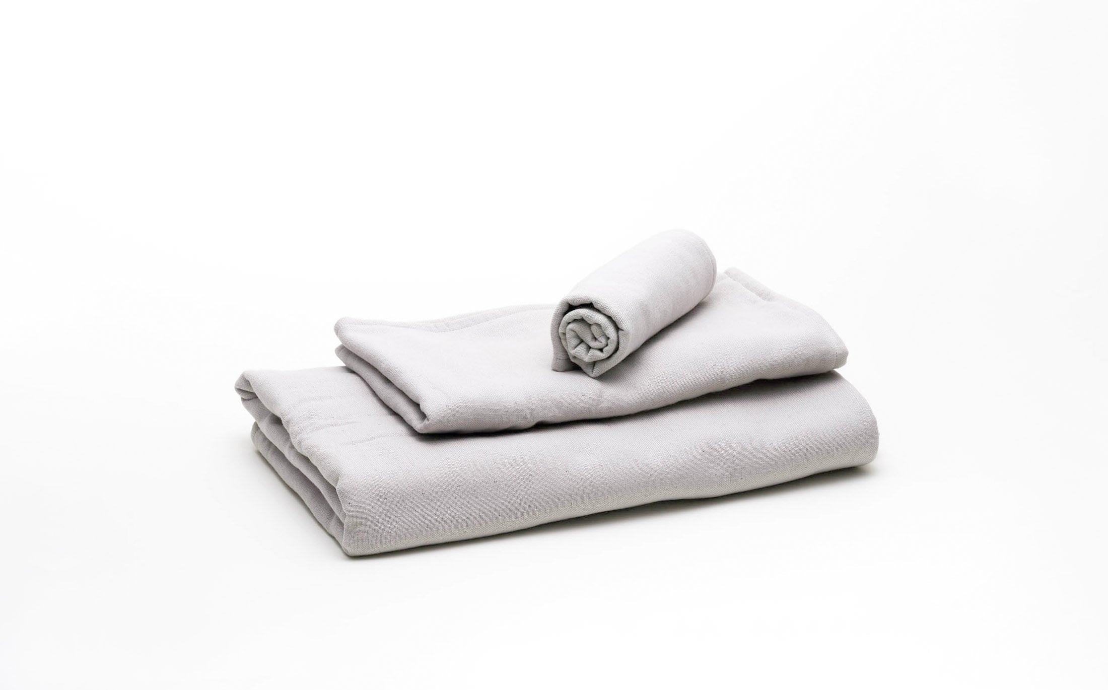 Gauze & Cotton Towel - Greyish Beige