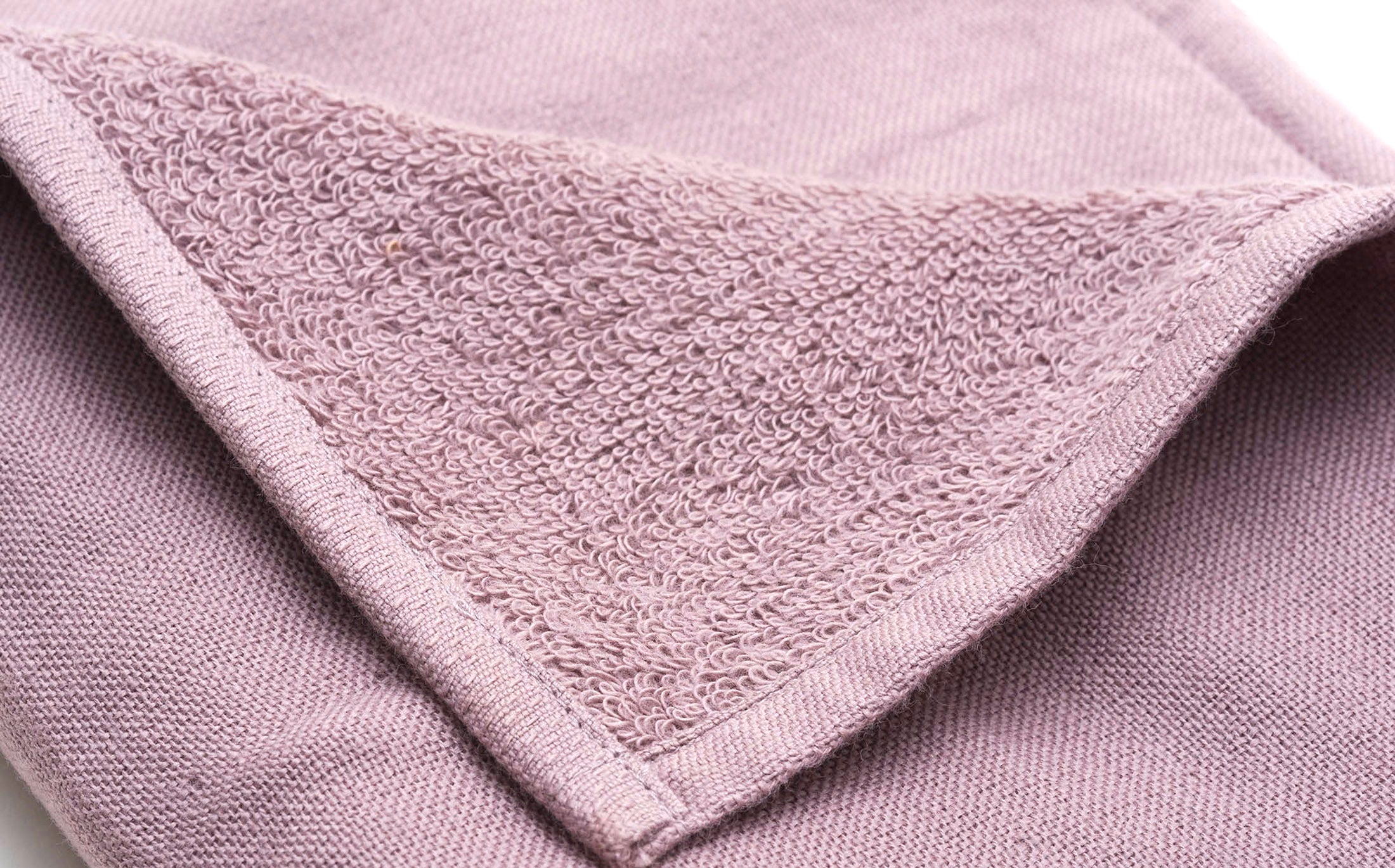 Gauze & Cotton Towel - Rose Grey