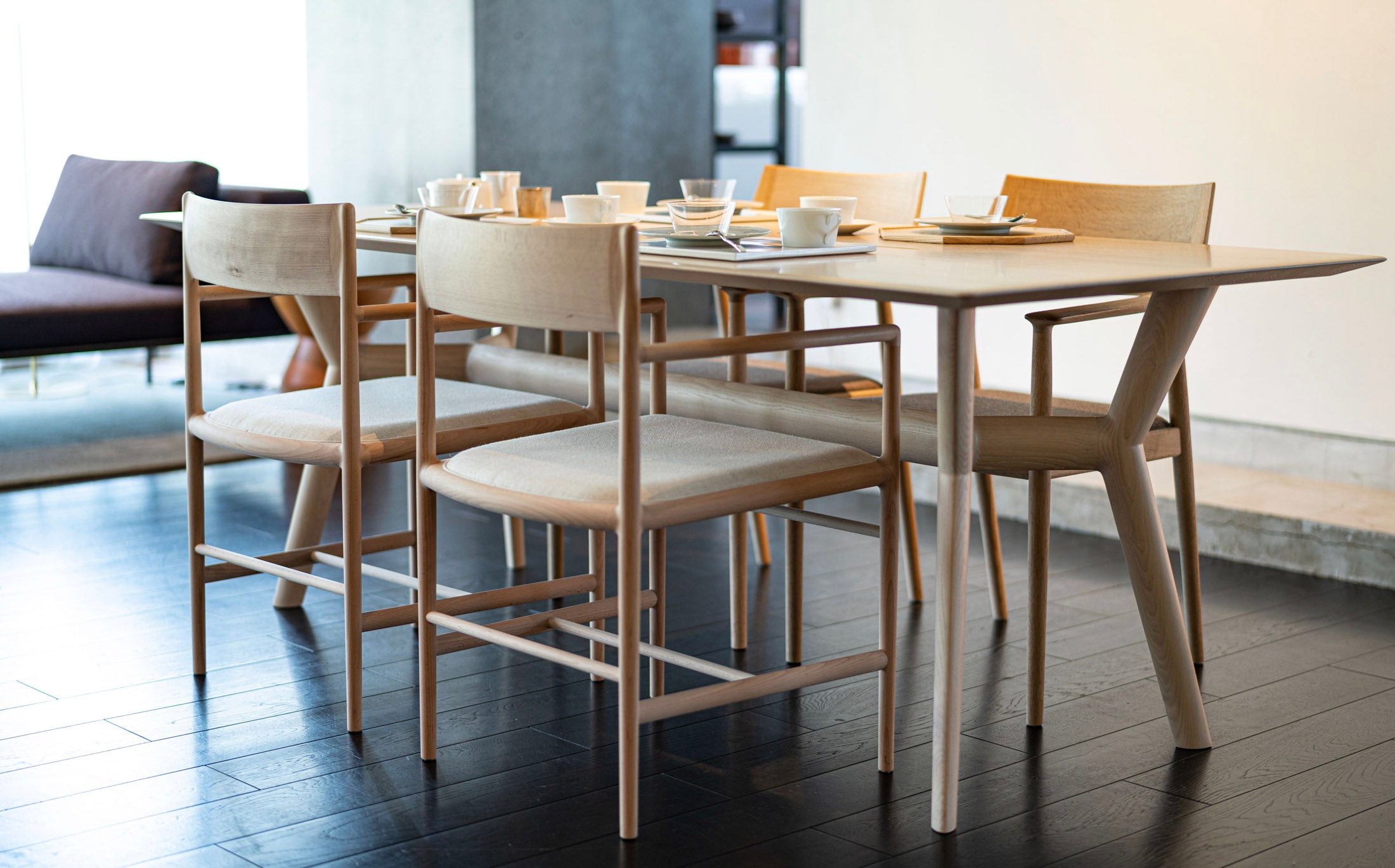 A chair on the vertical axis - armchair