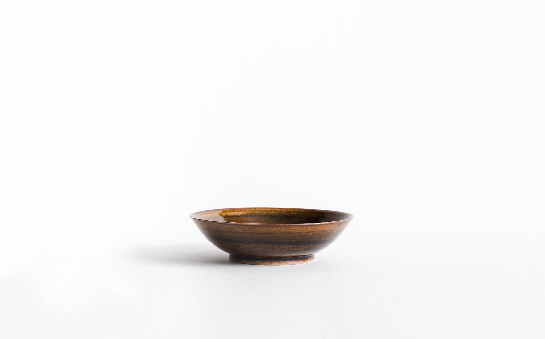 Ame - Ceramic Brown - Shallow Bowl