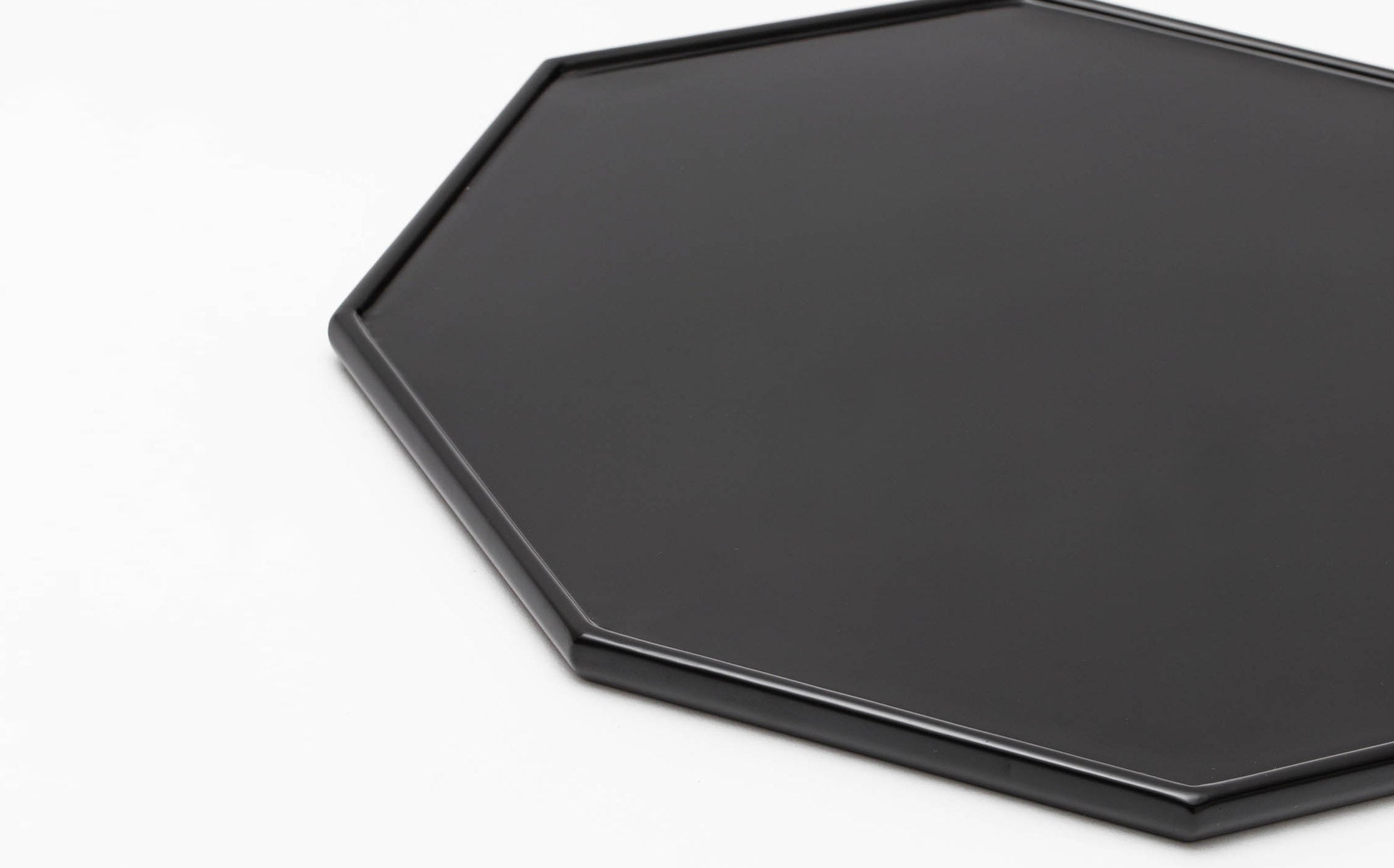 Bon - Japanese Lacquer Black - Tray "Hakkaku"