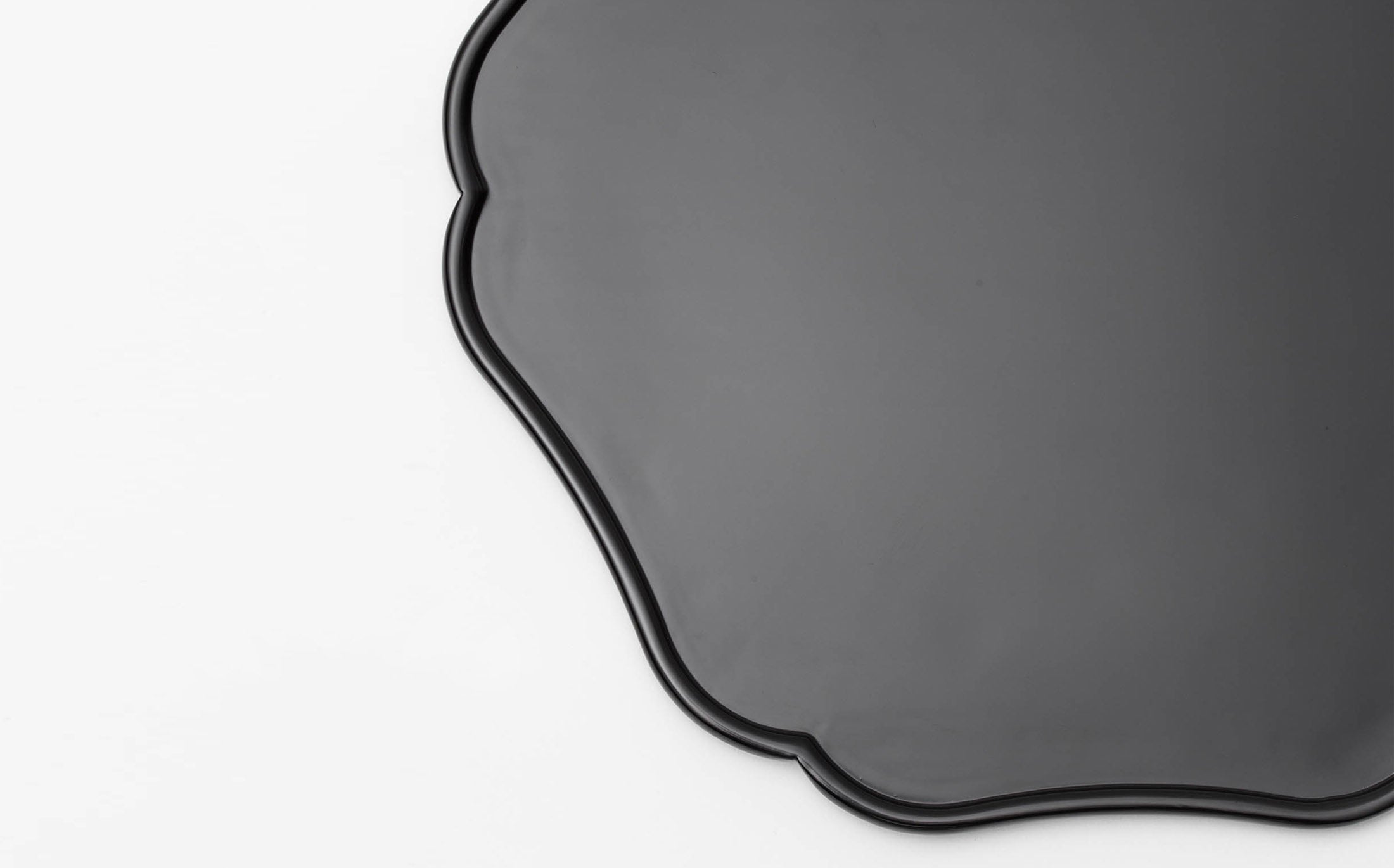 Bon - Japanese Lacquer Black - Tray "Rinka"