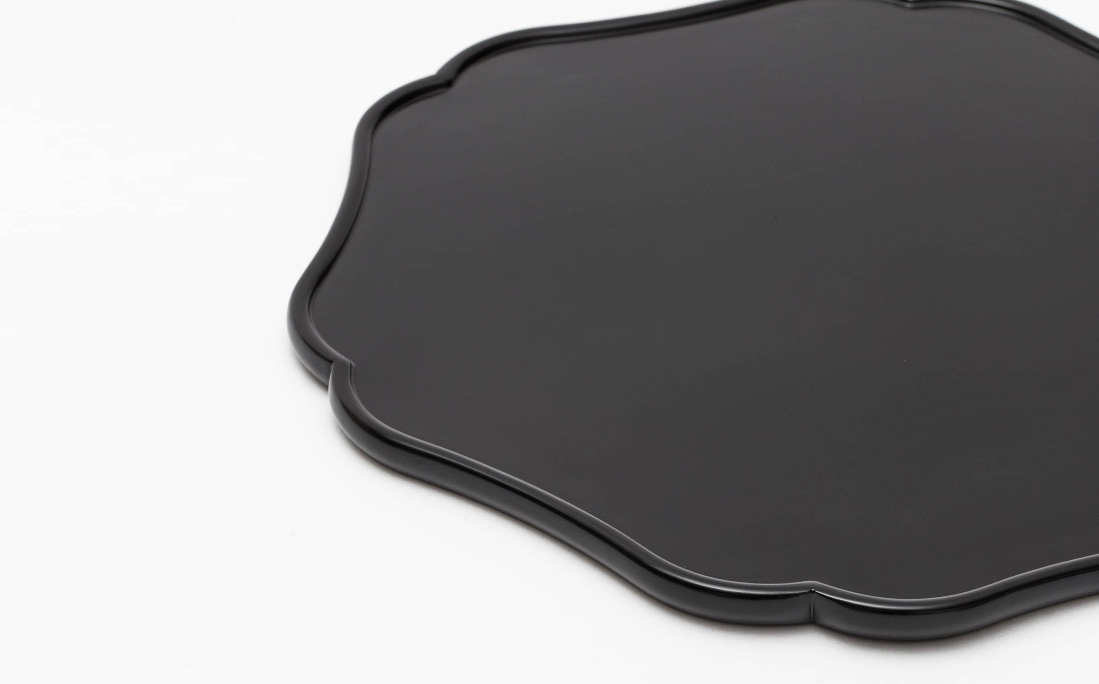 Bon - Japanese Lacquer Black - Tray "Rinka"