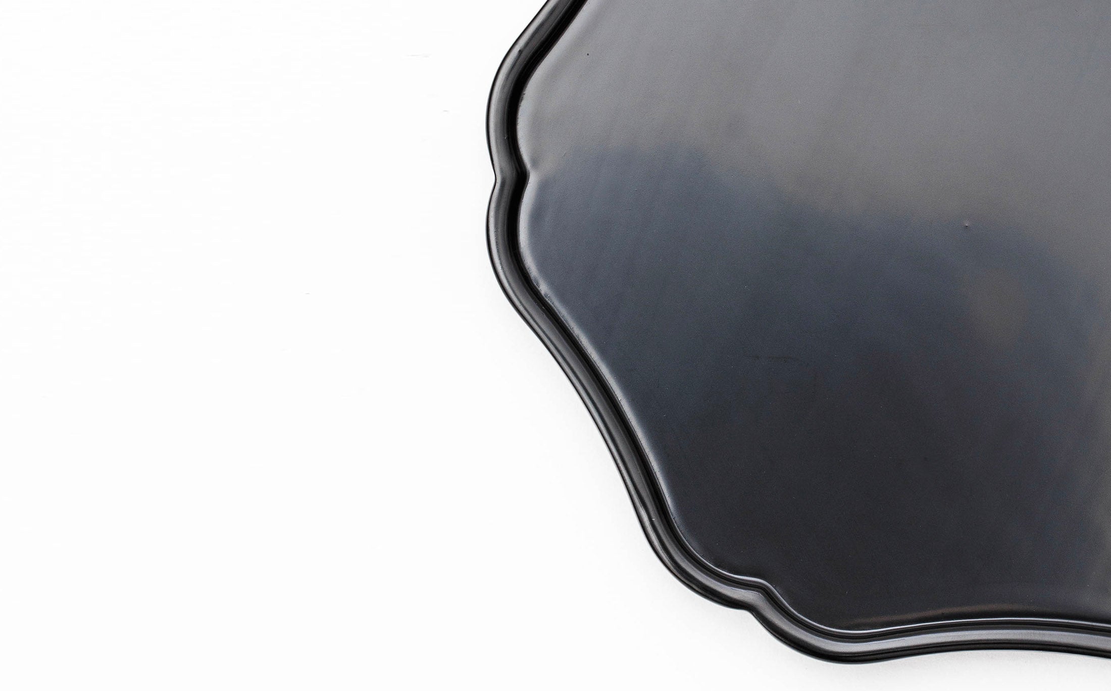 Bonbon - Japanese Lacquer Black - Tray "Rinka"