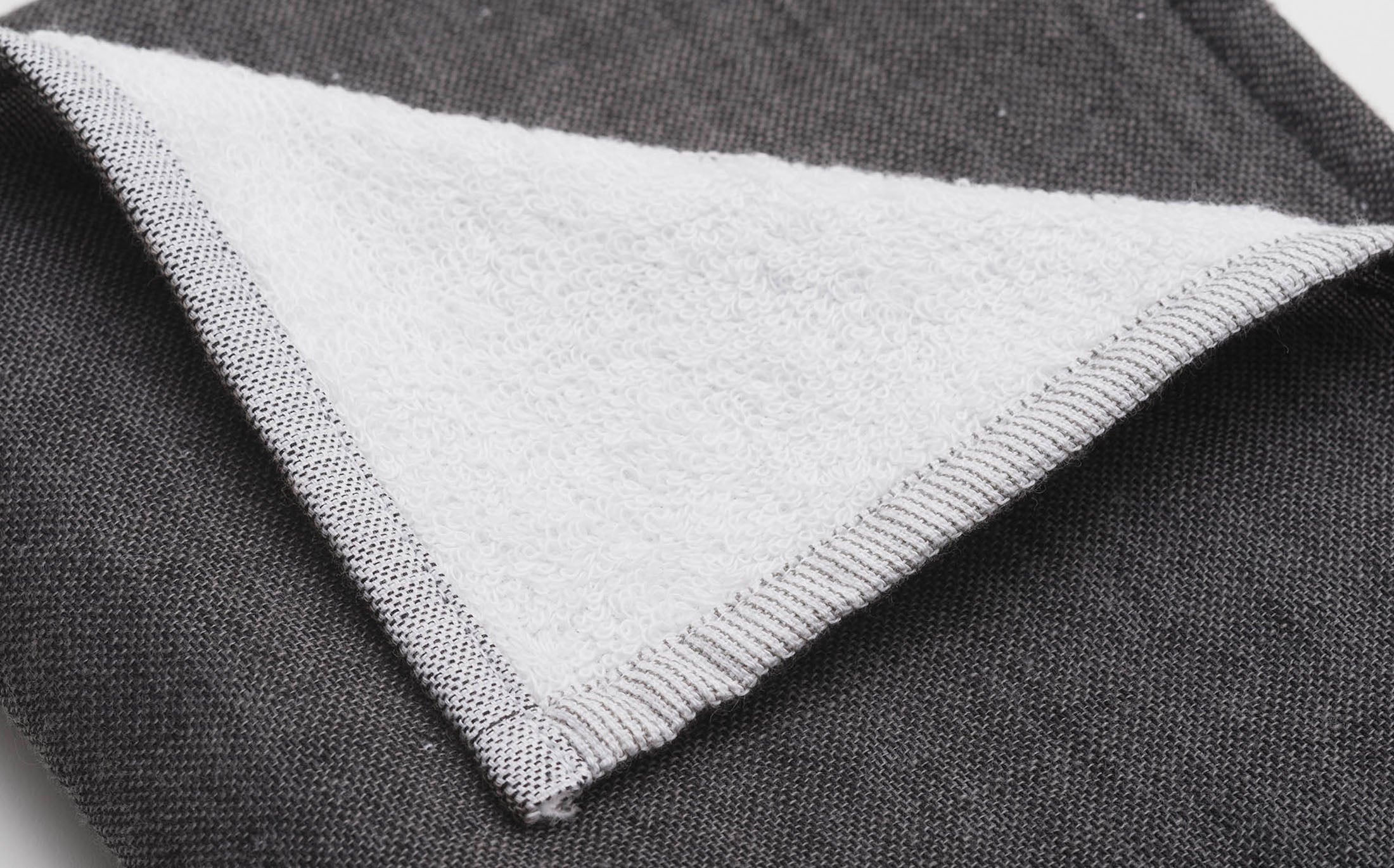 Gauze Chambray Towel - Dark Grey