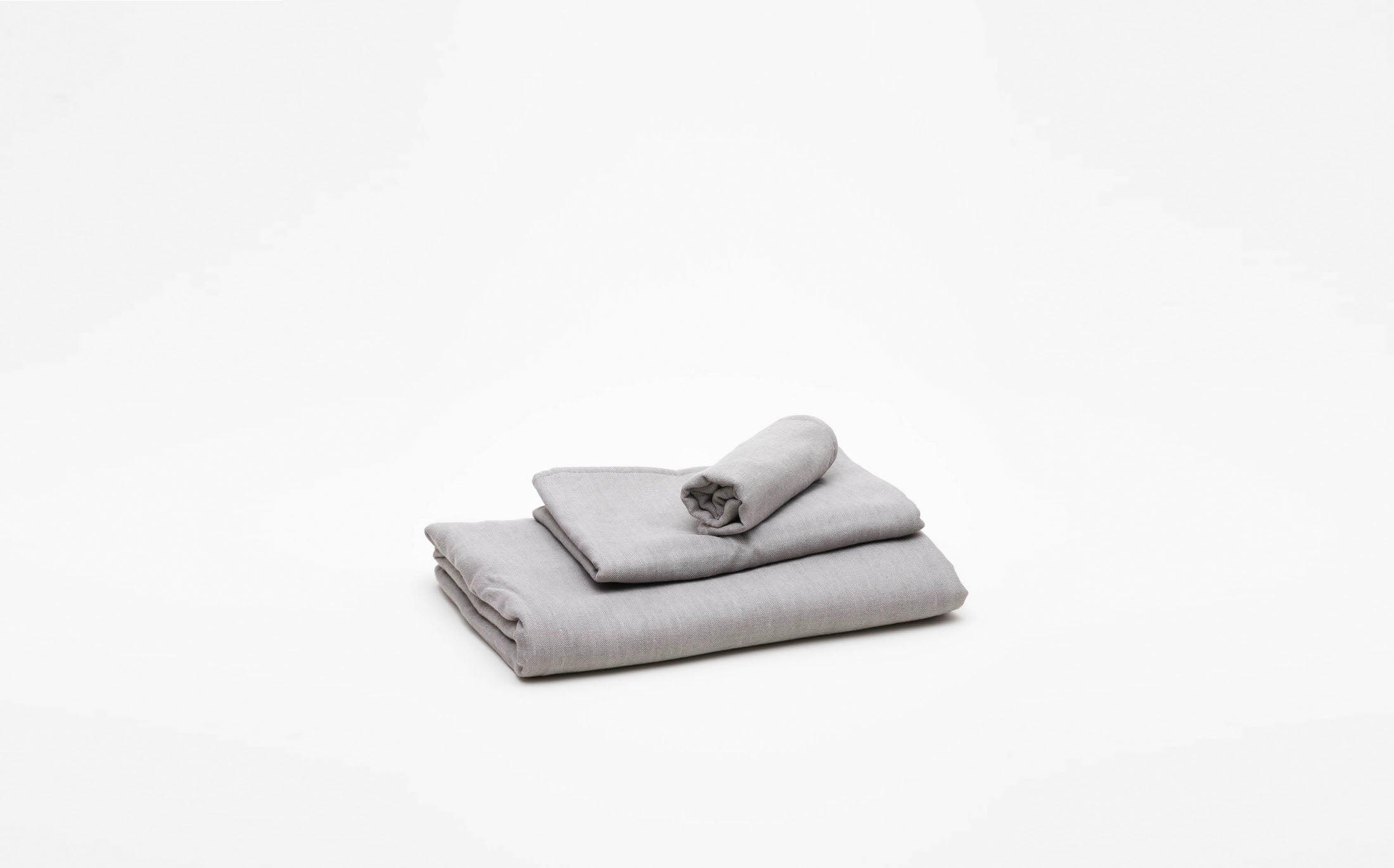 Gauze Chambray Towel - Grey