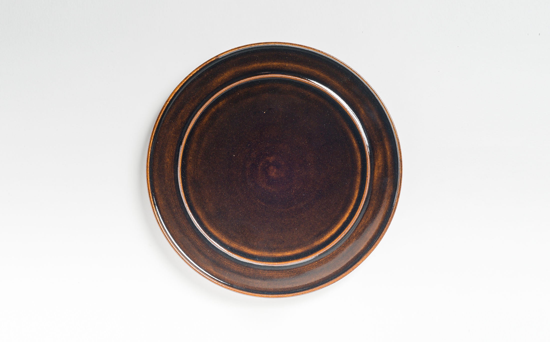 Hanamizuki - Ceramic Brown - Rim Plate L