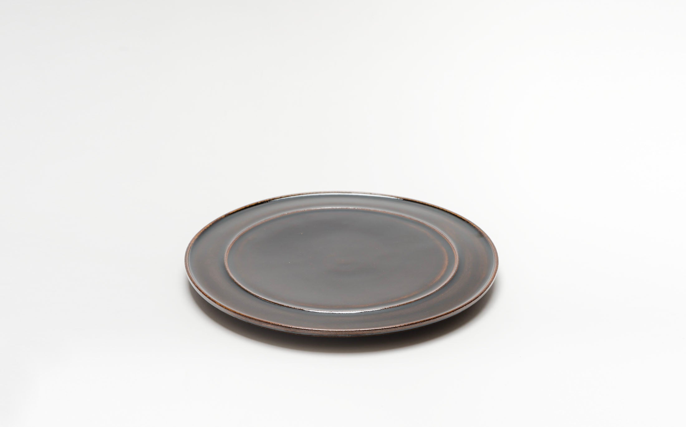 Hanamizuki - Ceramic Brown - Rim Plate L