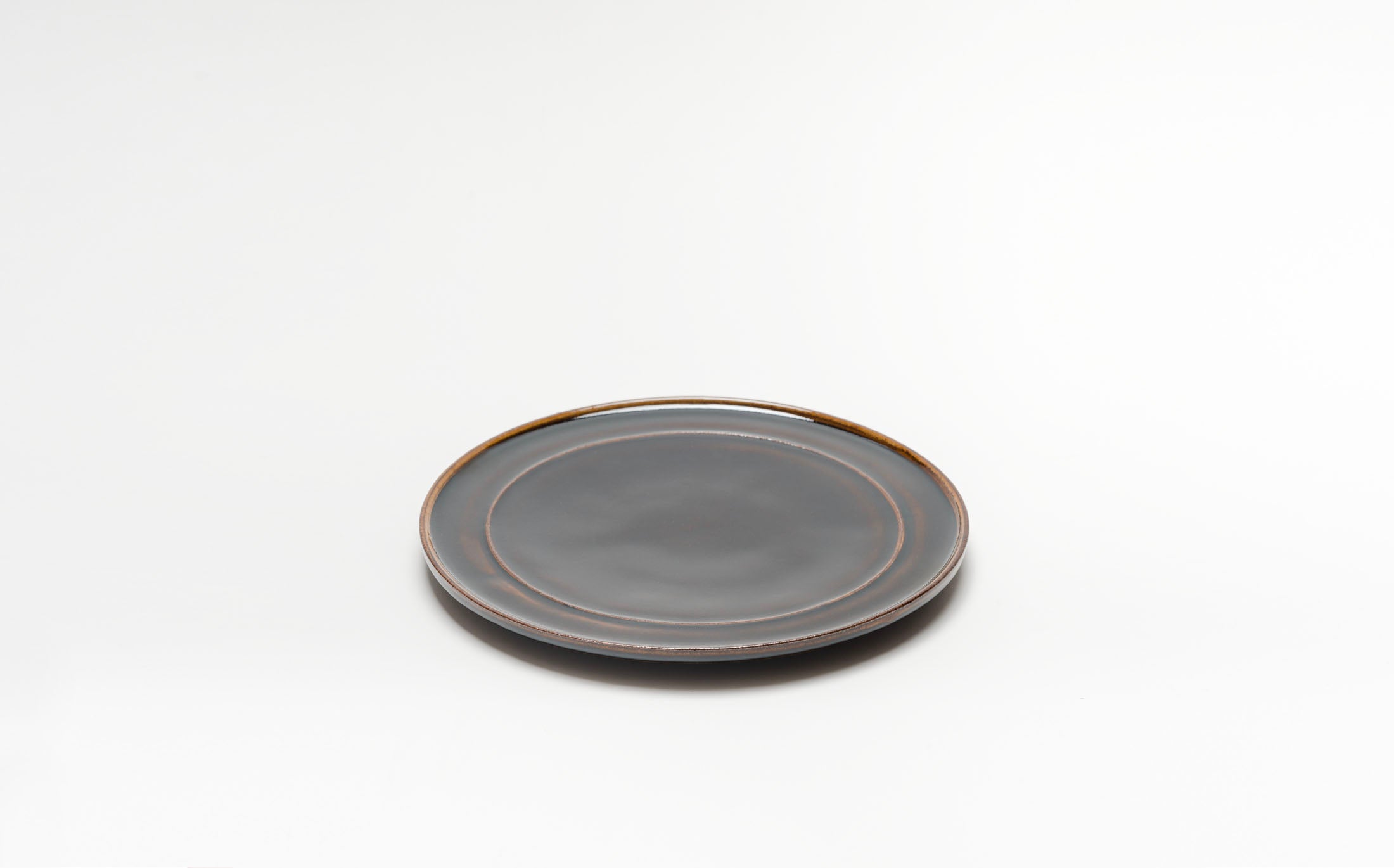 Hanamizuki - Ceramic Brown - Rim Plate M