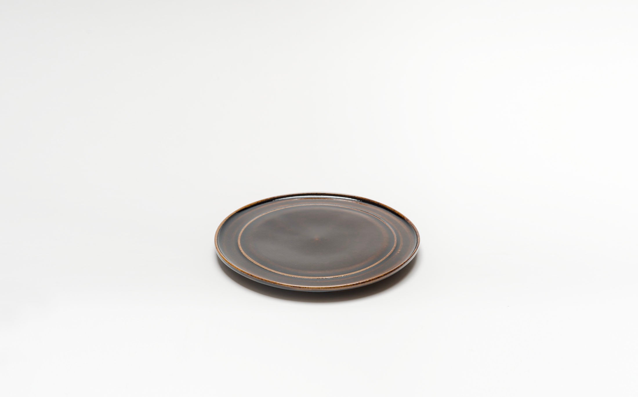 Hanamizuki - Ceramic Brown - Rim Plate S