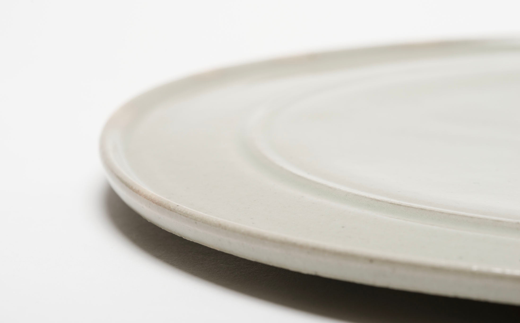 Hanamizuki - Ceramic Light Grey - Rim Plate
