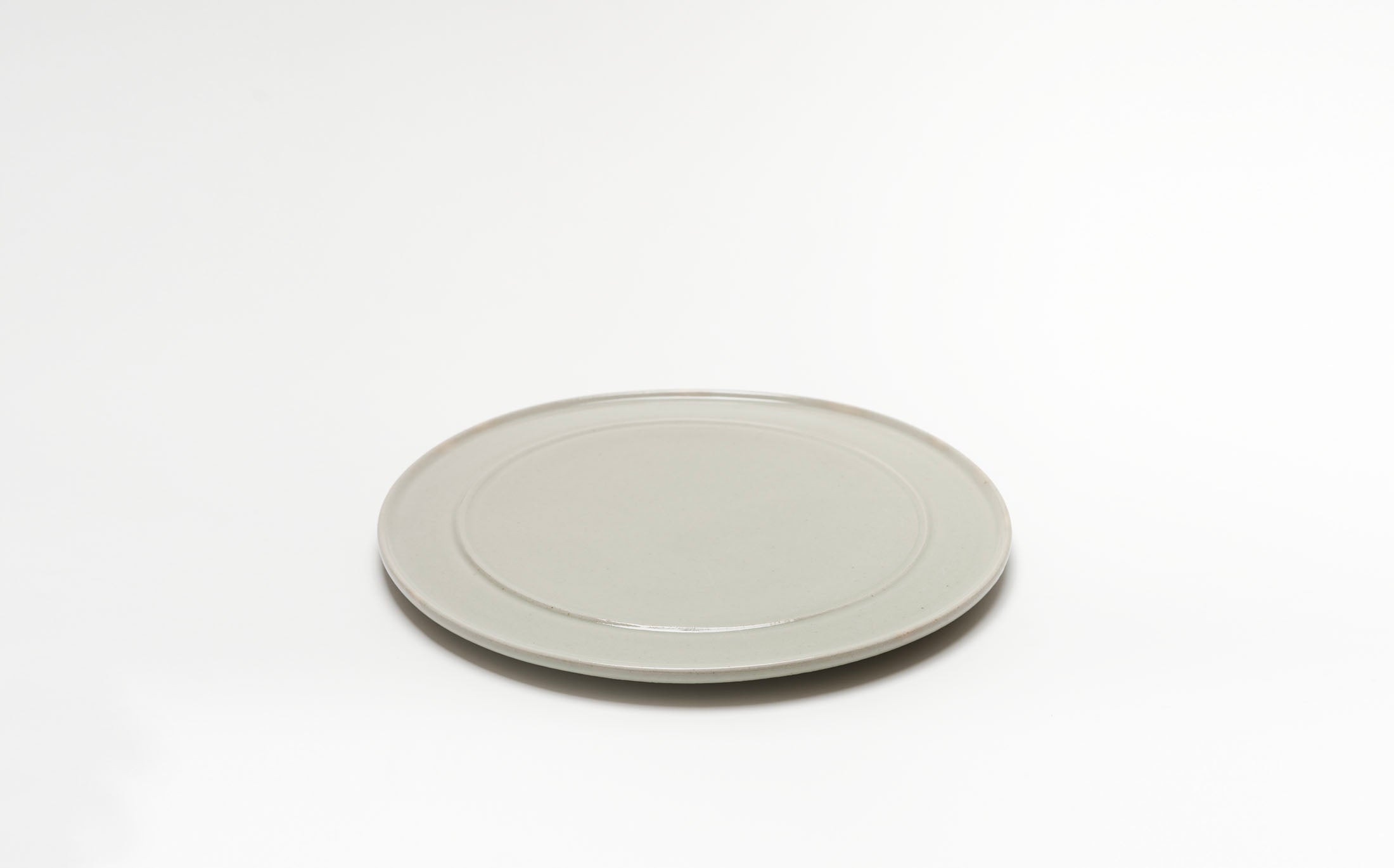 Hanamizuki - Ceramic Light Grey - Rim Plate L