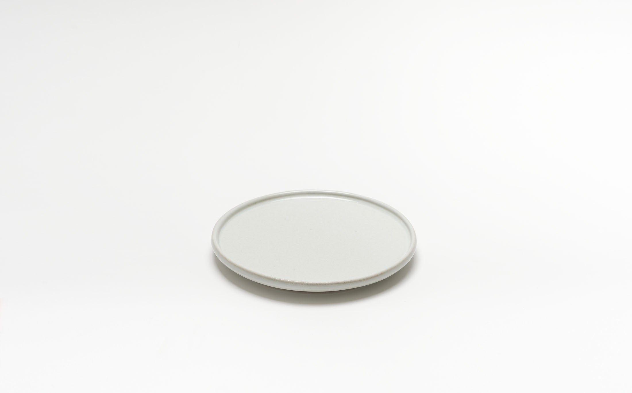 Hanamizuki - Ceramic White - Narrow Rim Plate S