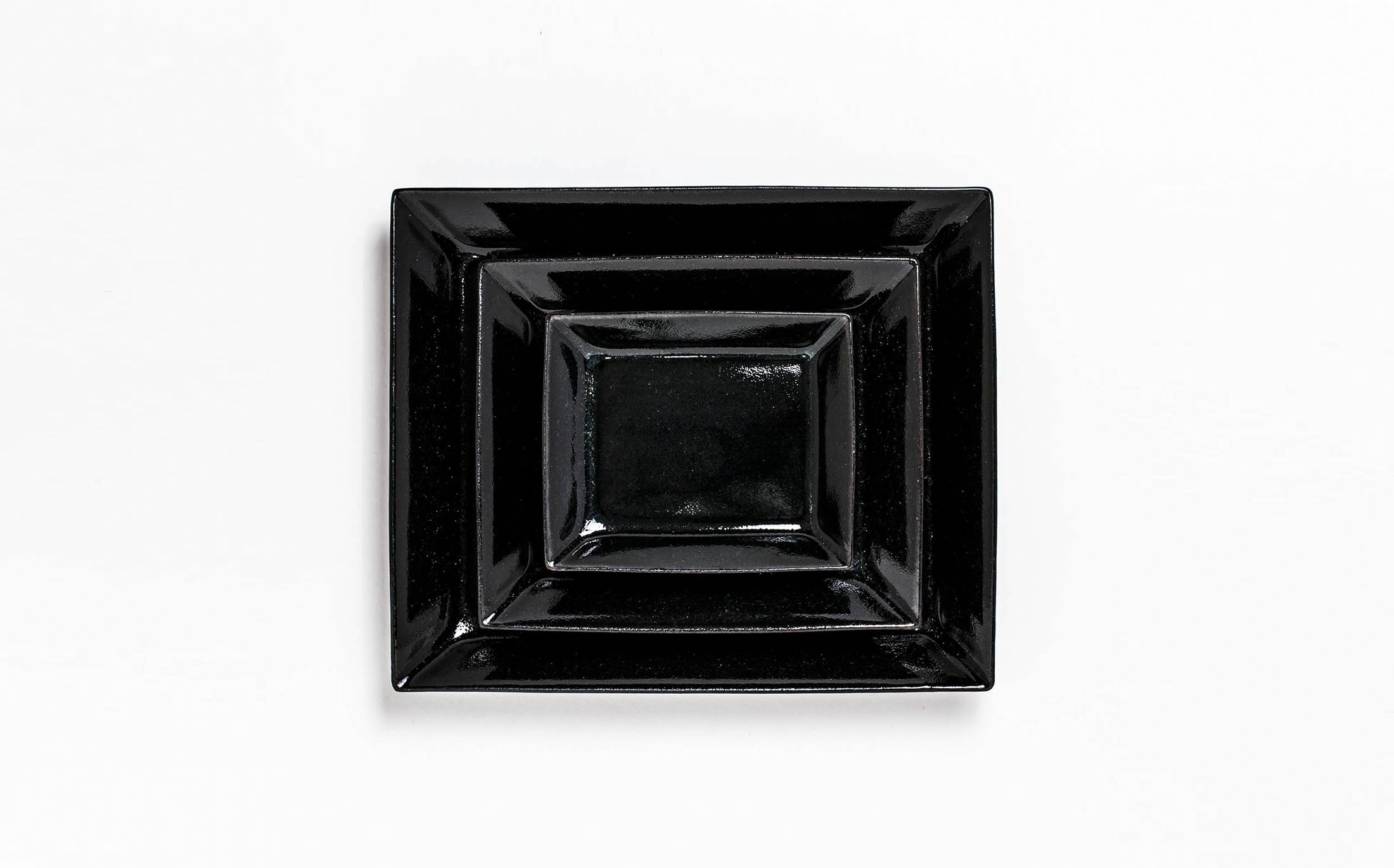 Hikari - Ceramic Black Zaffer - Rectangle Plate