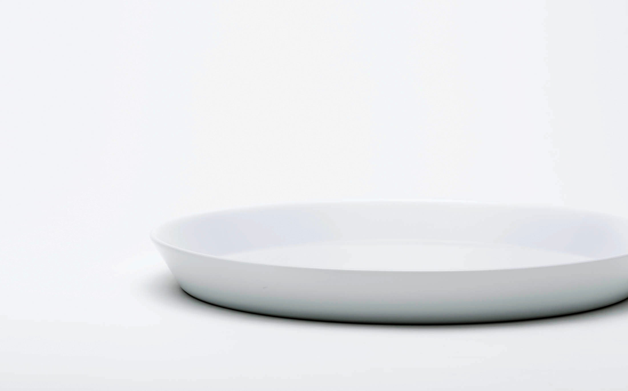 Hikari - Porcelain White - Round Plate