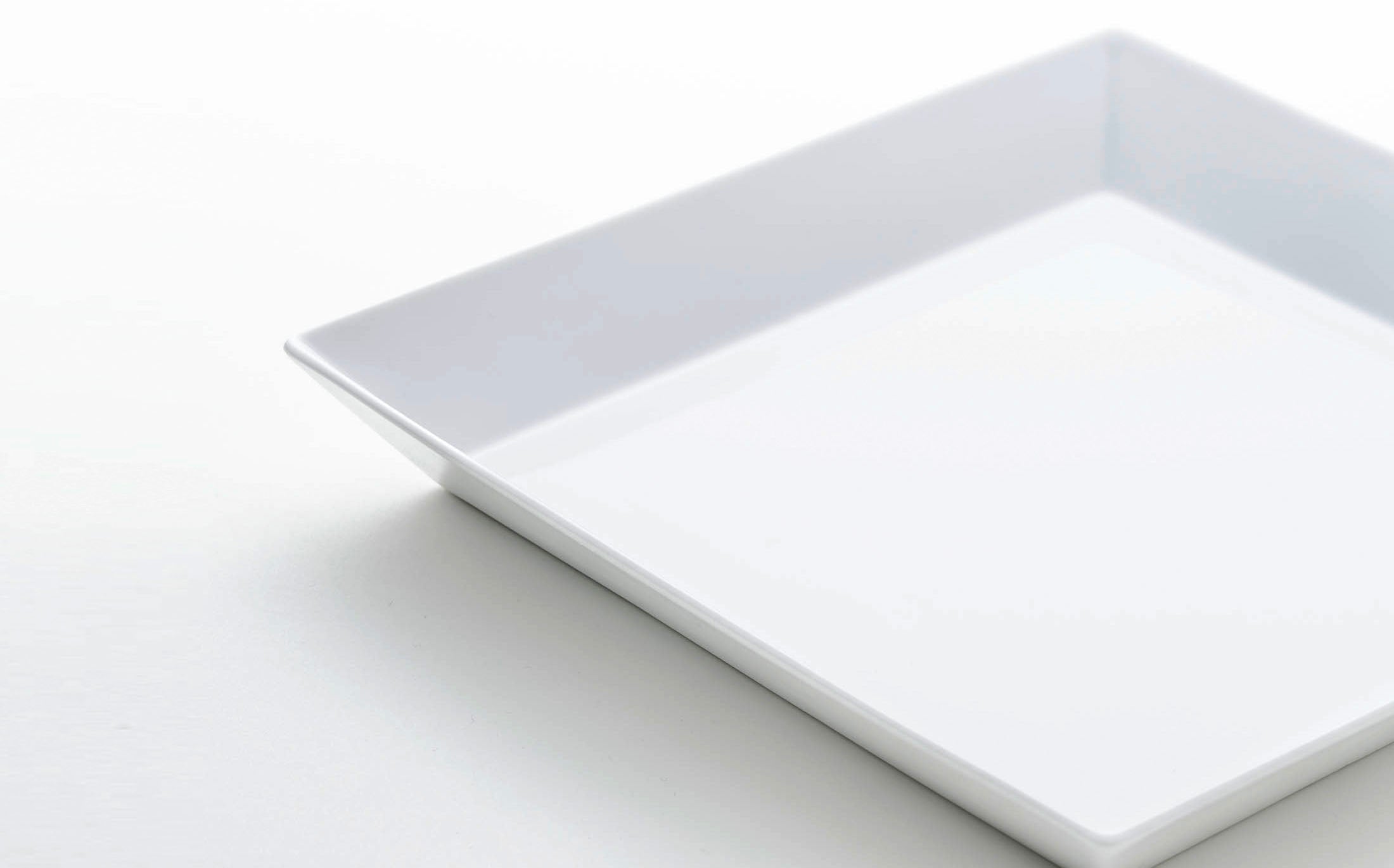 Hikari - Porcelain White - Square Plate