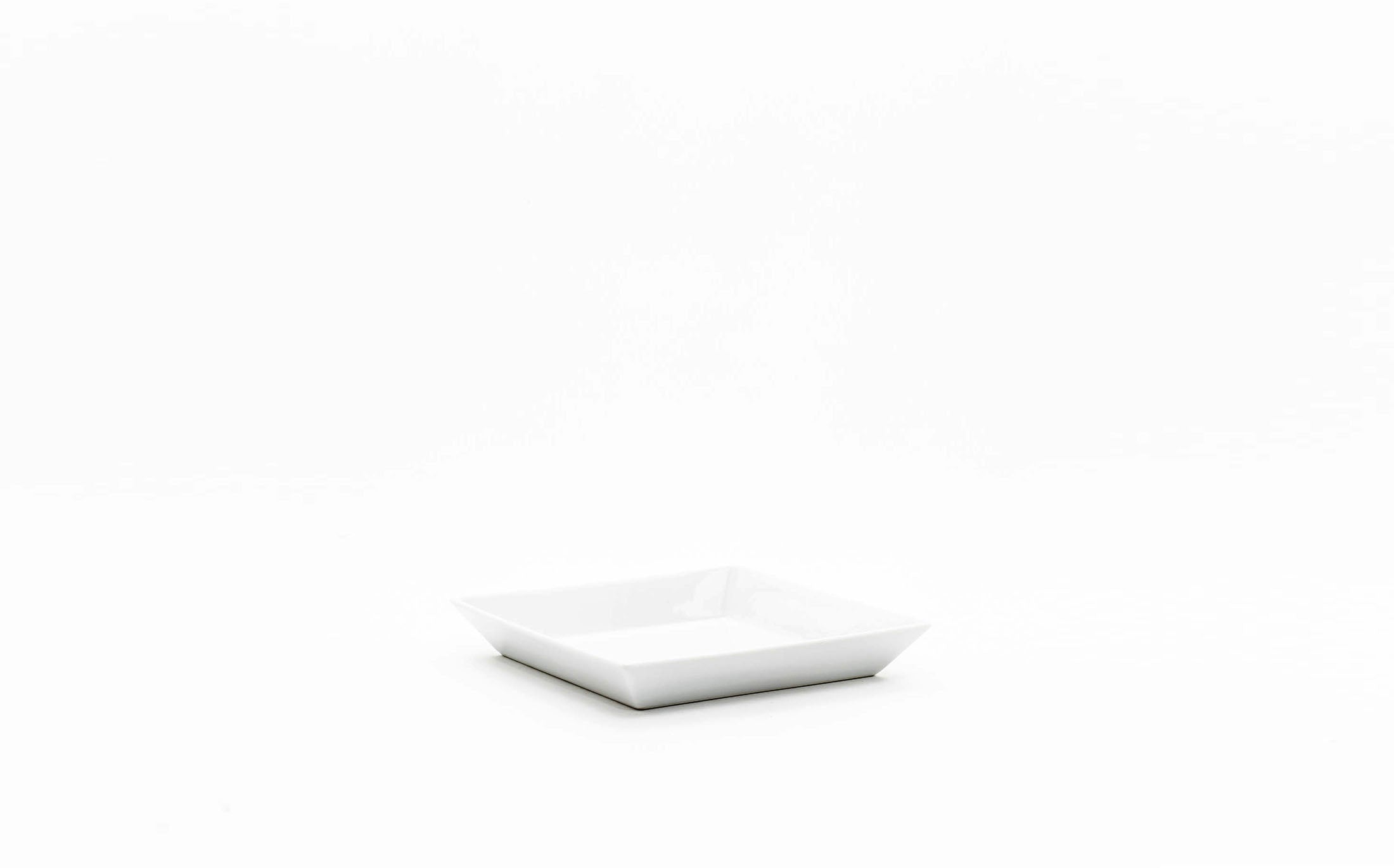 Hikari - Porcelain White - Square Plate