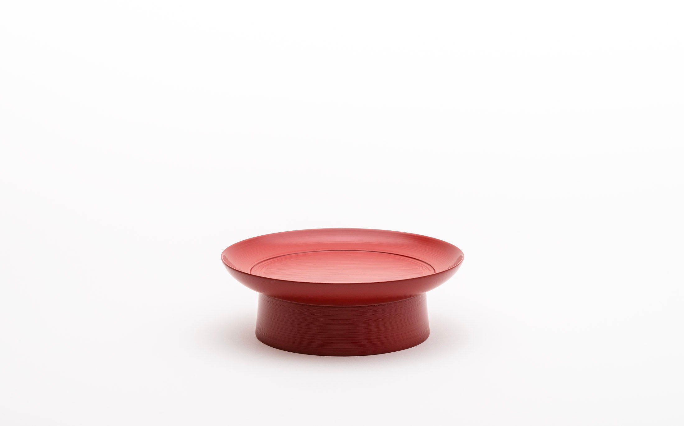 Iwai - Japanese Lacquer Brush Mark Vermillion - Compote