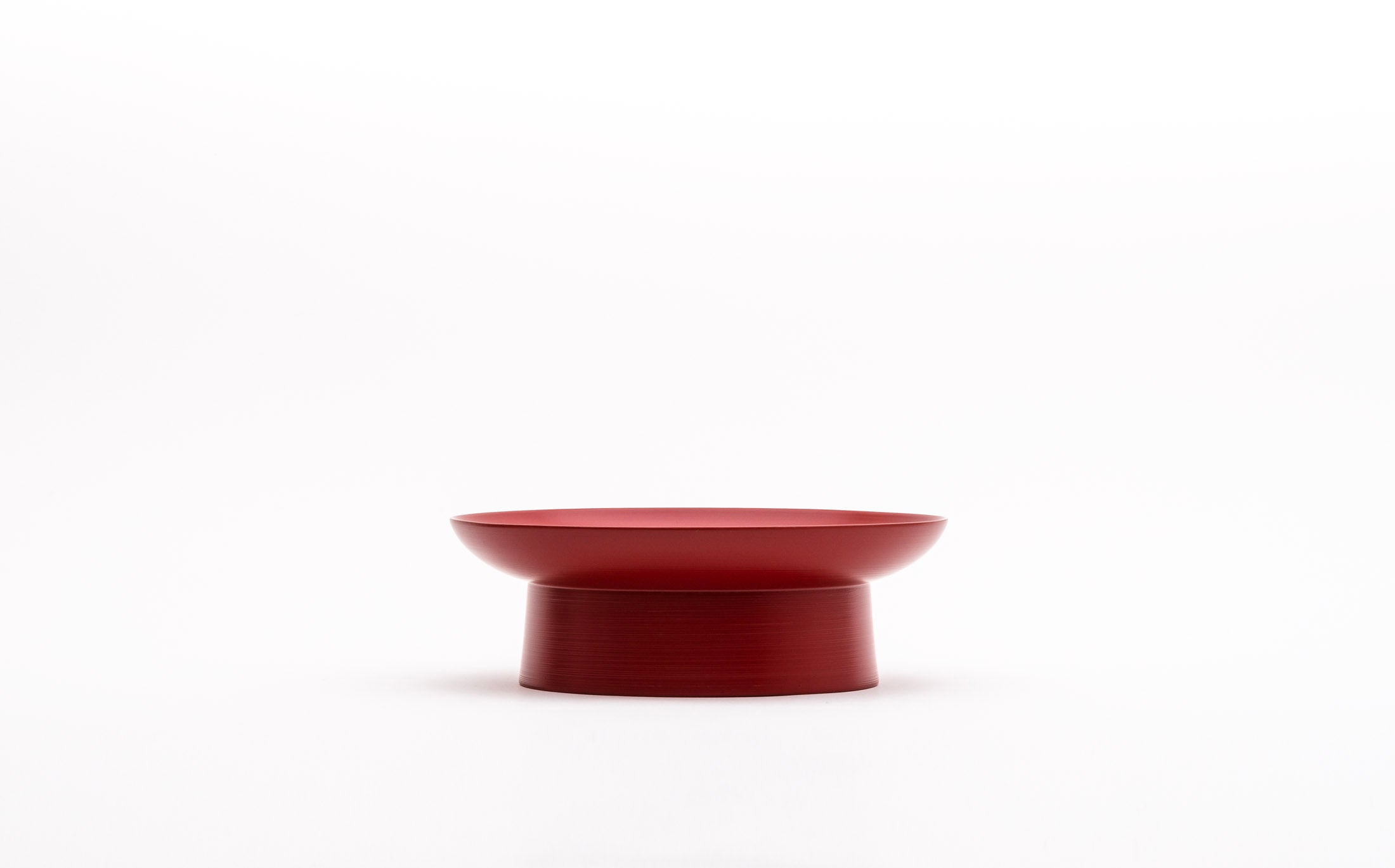 Iwai - Japanese Lacquer Brush Mark Vermillion - Compote