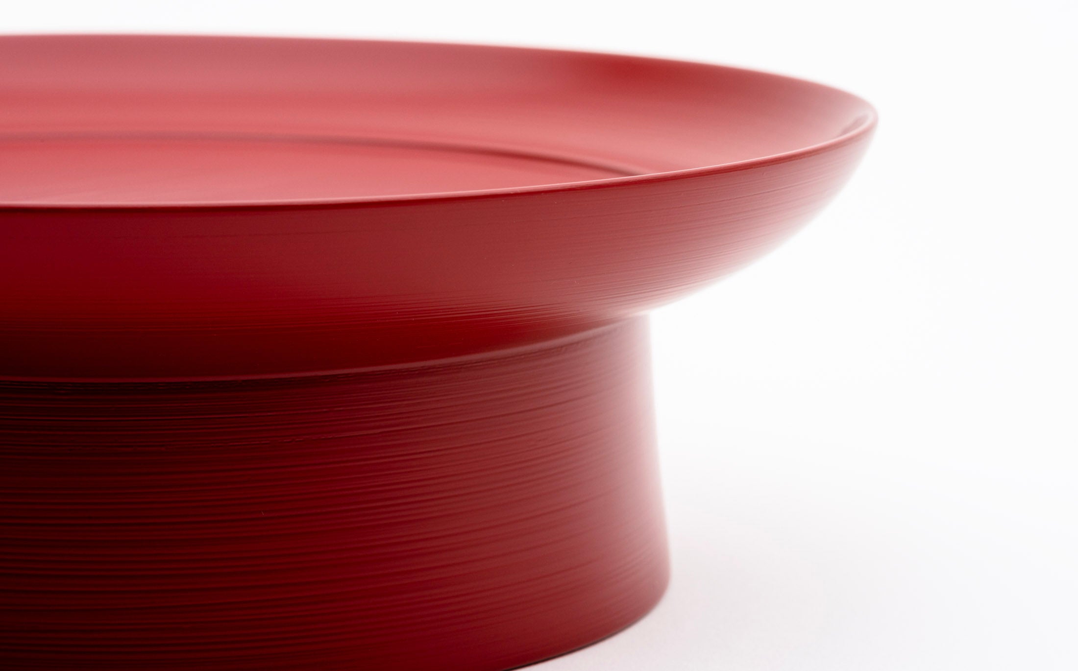 Iwai - Japanese Lacquer Brush Mark Vermillion - Compote