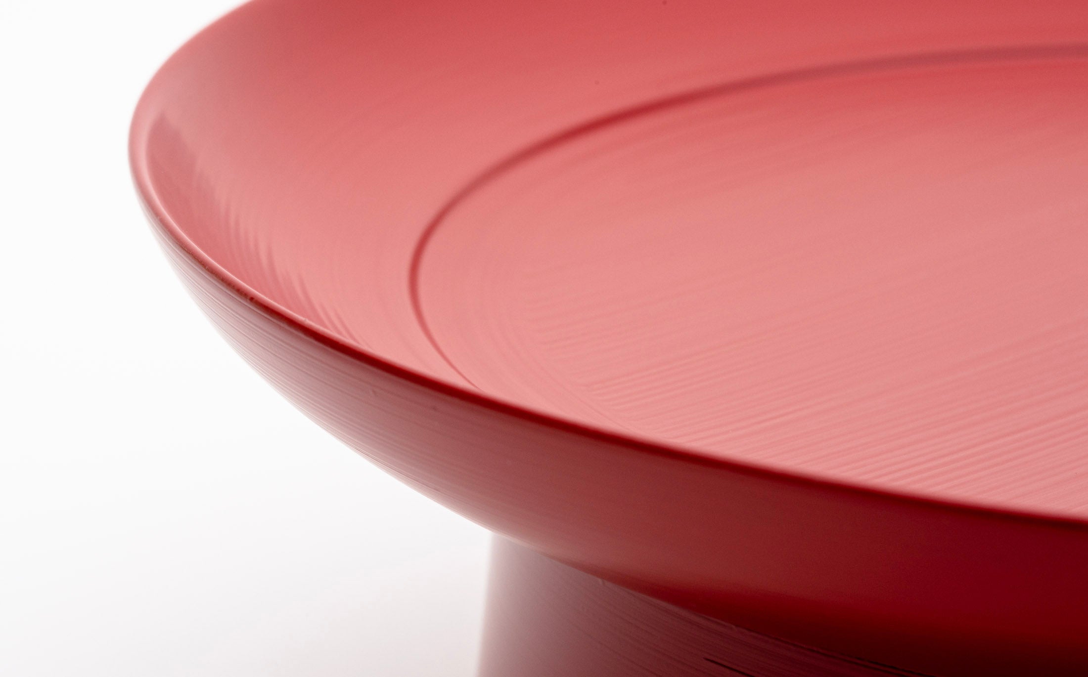 Iwai - Japanese Lacquer Brush Mark Vermillion - Compote