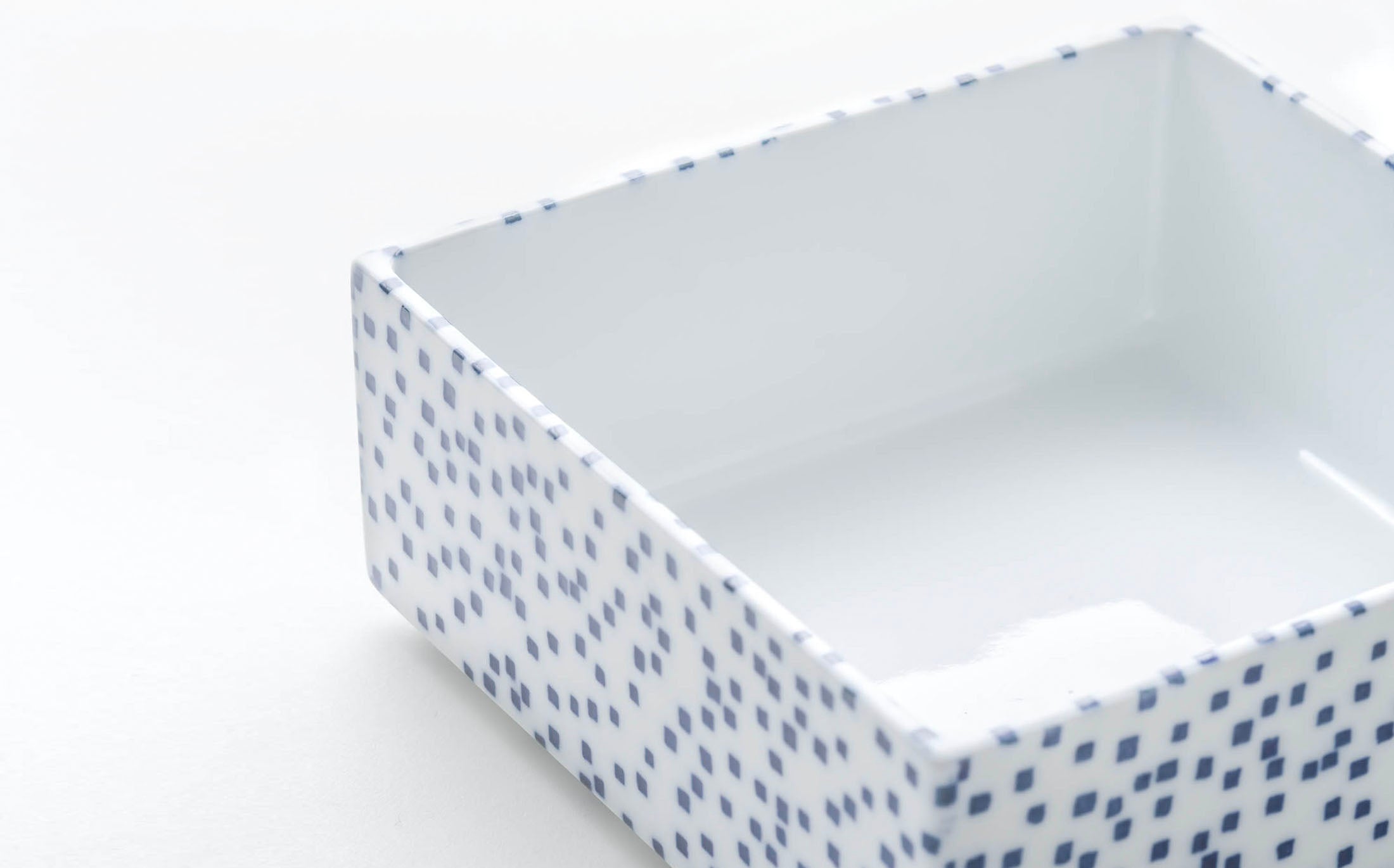 Ju-bako - Porcelain Square Blue M #Size_square m